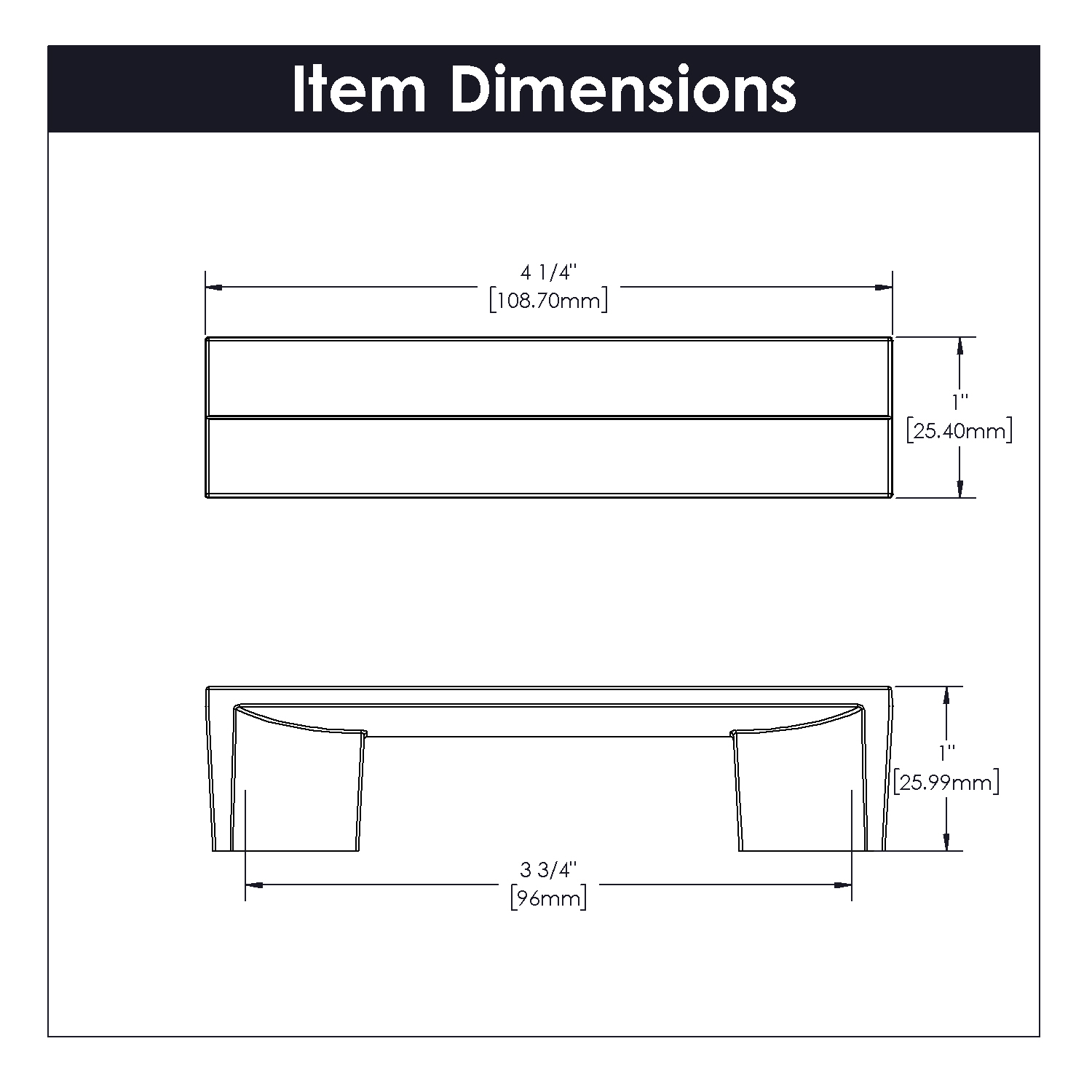 Belwith Keeler B076089-MB Cabinet-Pulls - View #3
