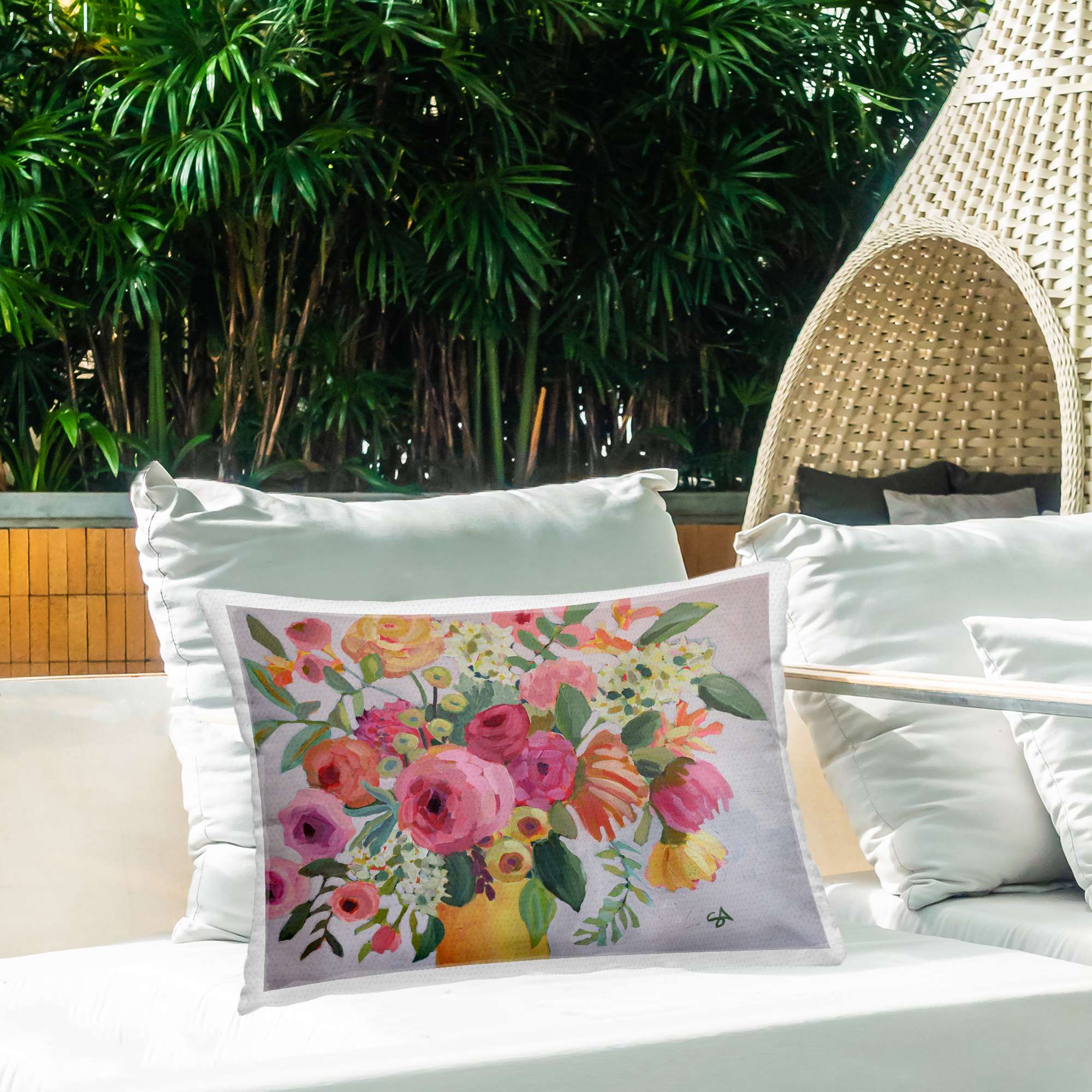 Stupell Industries PLP-055-ORC-14X20 Outdoor-Accent-Pillows - View #3