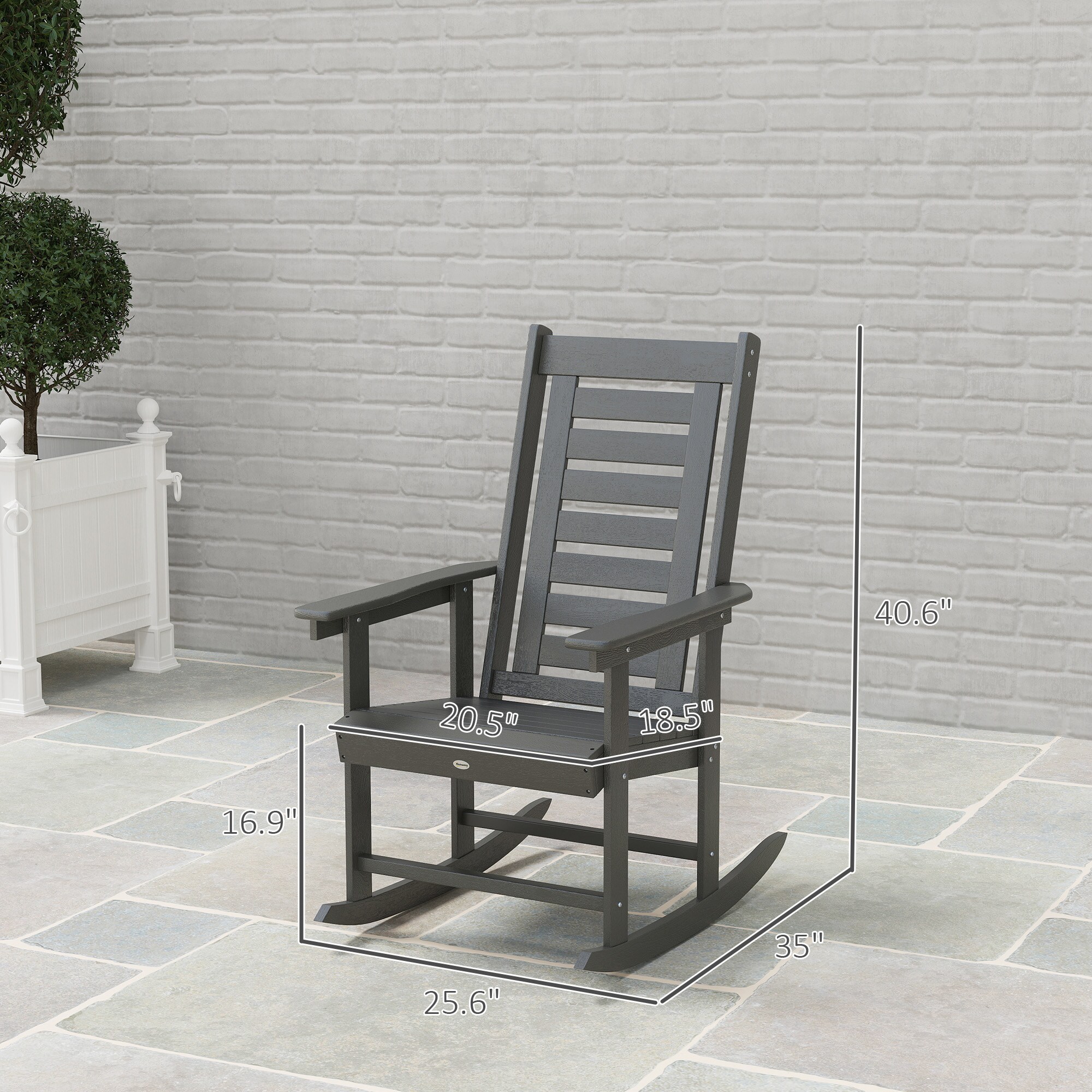 Outsunny 84G-736V00CG Patio-Chairs - View #3