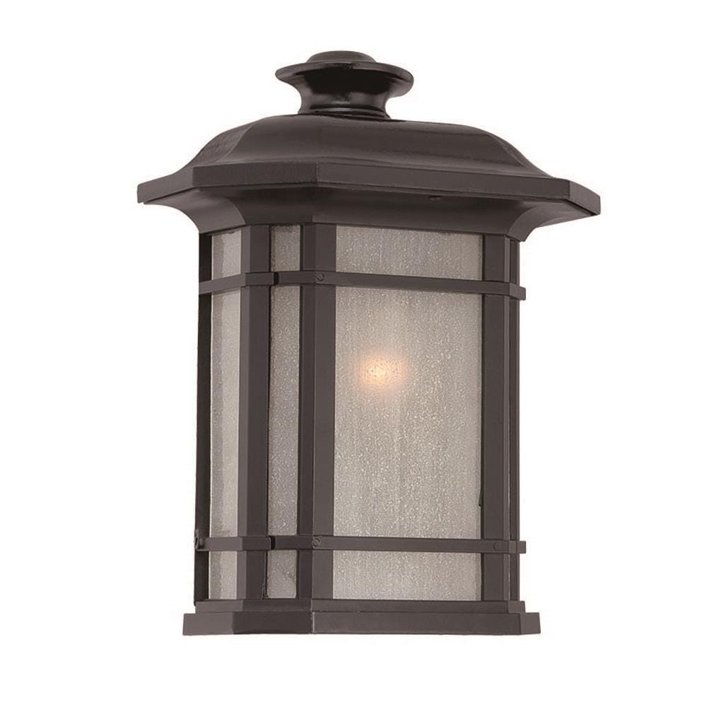 Acclaim Lighting 8103BK Somerset 1 -Light 12.5-in H Matte Black Hardwired Outdoor Wall Light