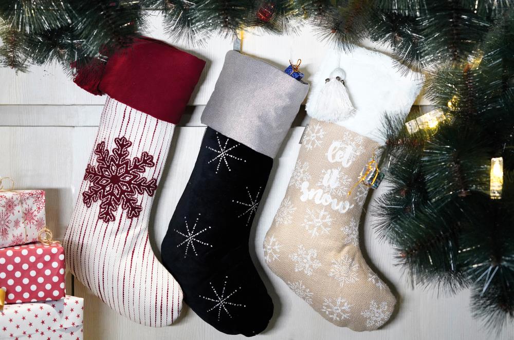 allen + roth 19-in Multiple Colors Christmas Stocking at