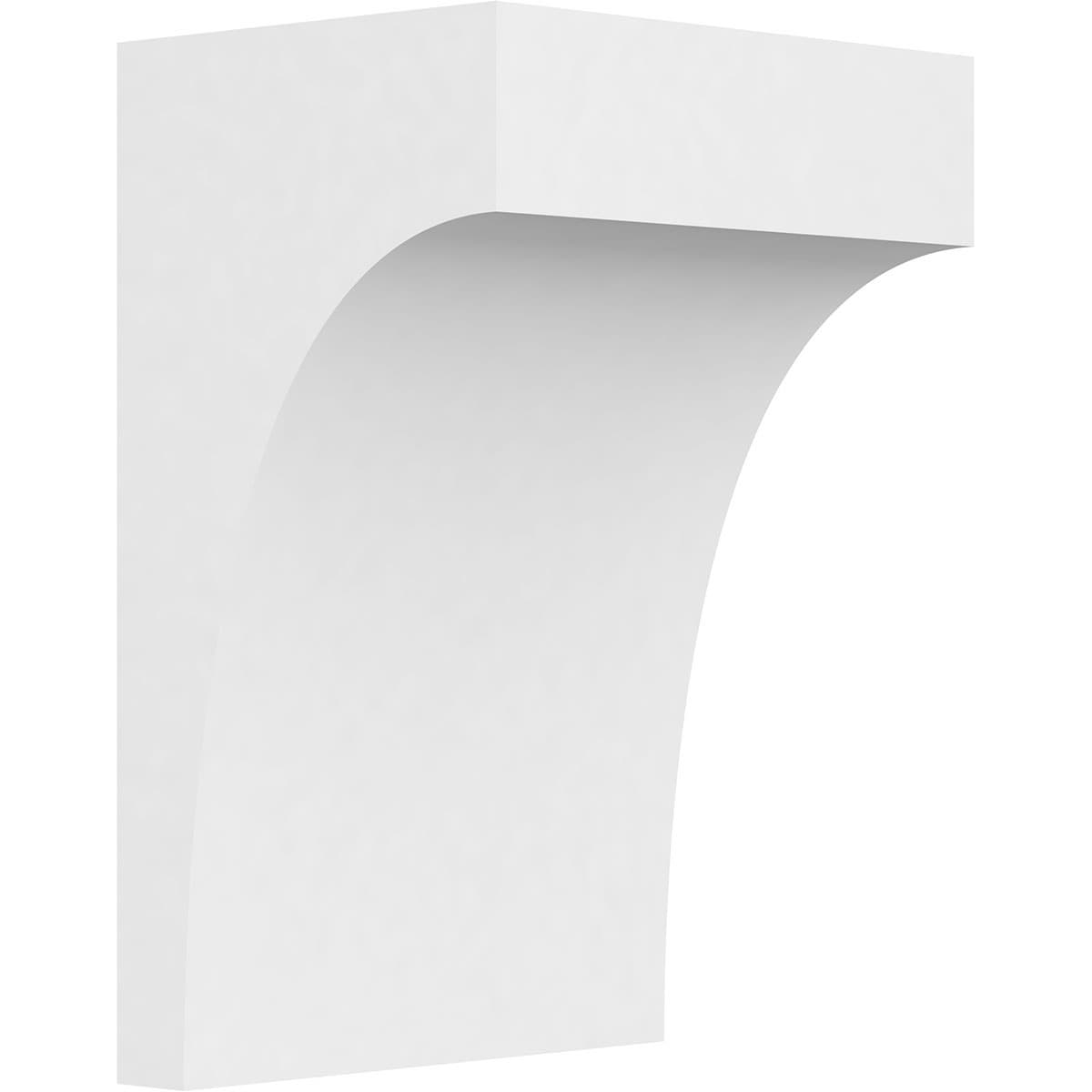 Ekena Millwork CORP05X04X08STO 5-in x 4-in x 8-in Standard stockport Unfinished White PVC Paintable Corbel