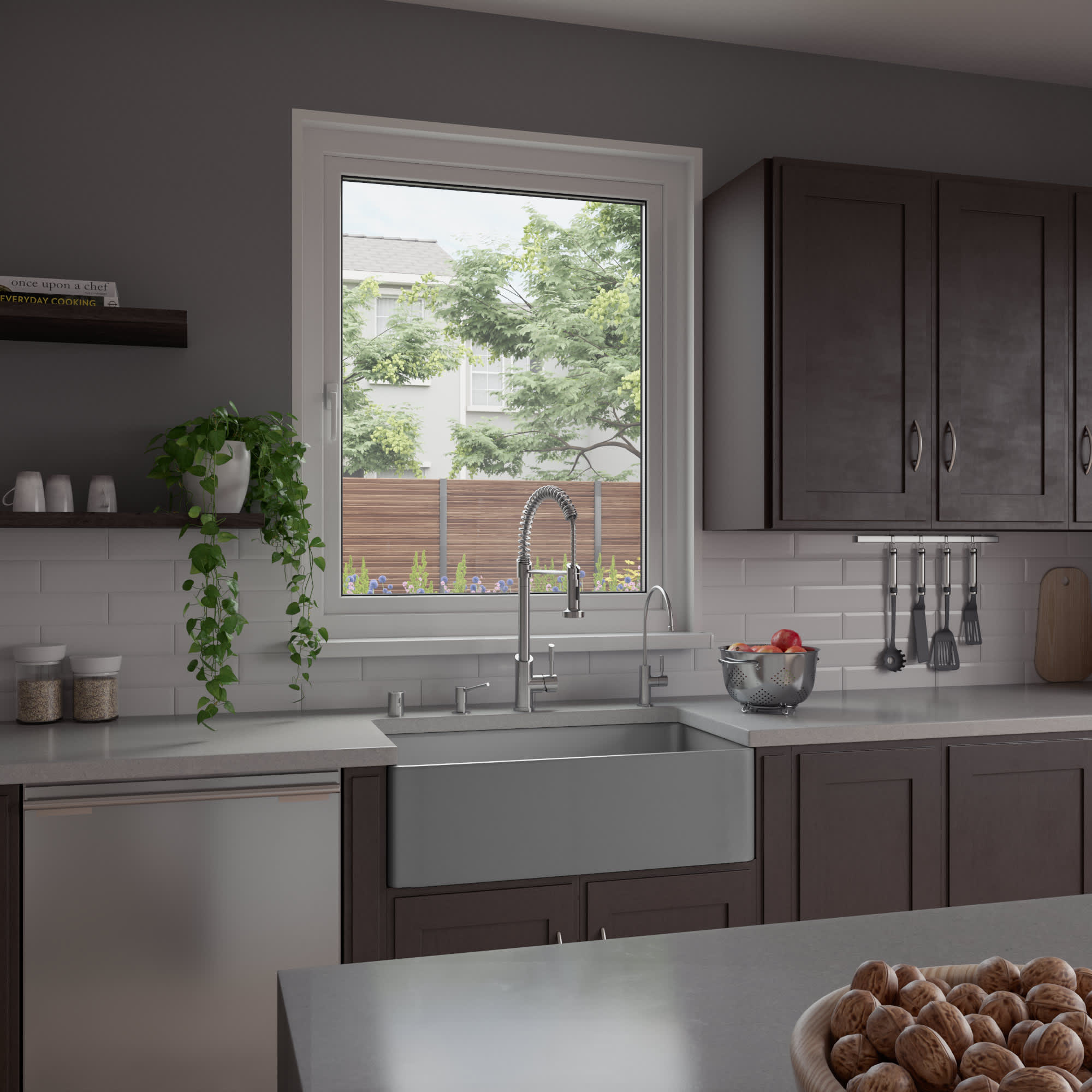 ALFI ABF3318S-GM Kitchen-Sinks - View #2