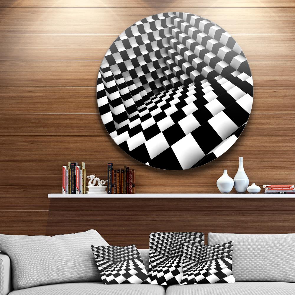 Designart MT7451-C38 36-in H x 36-in W Modern Metal Print