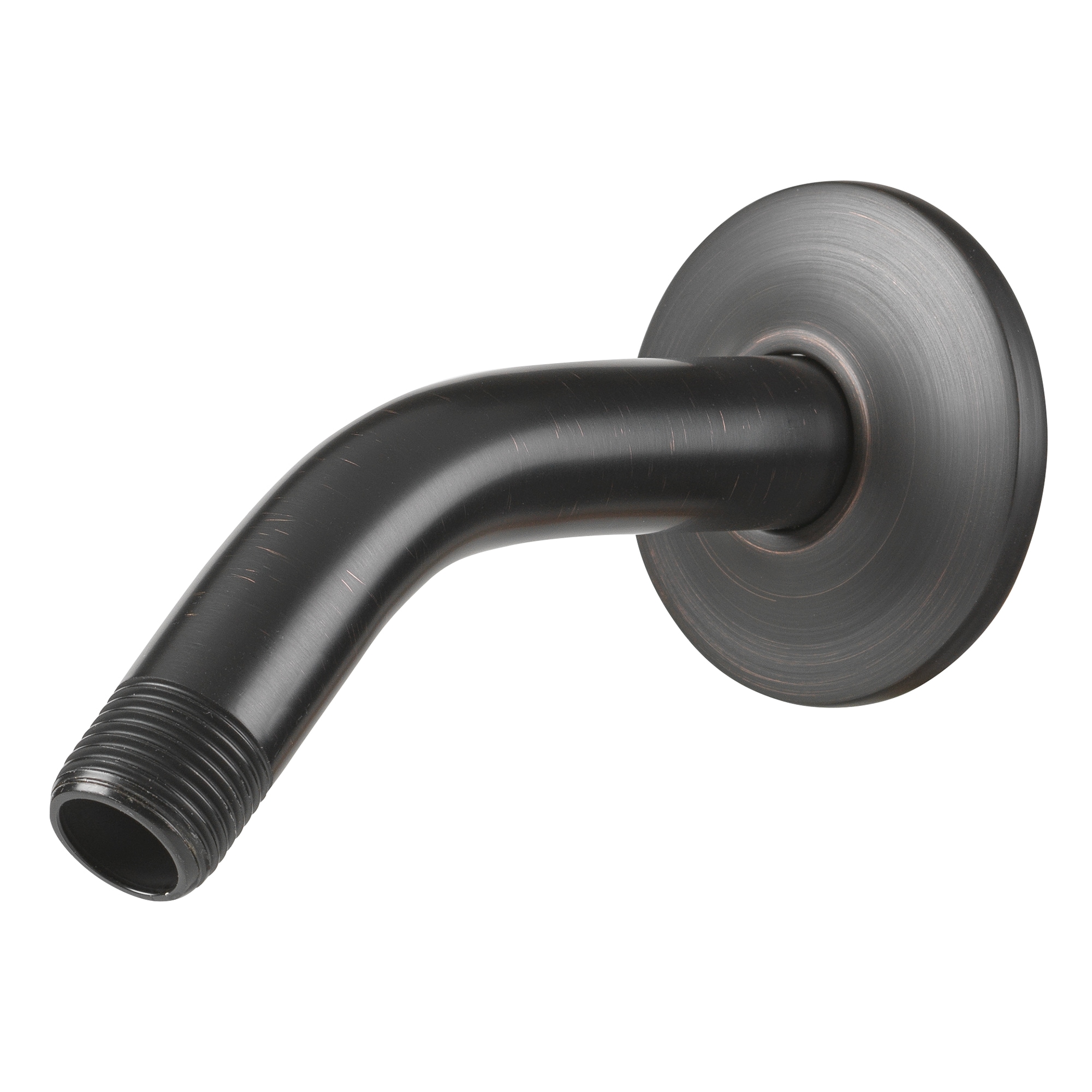 Project Source 3075-009-PSORB Oil rubbed bronze 8-in Universal Shower Shower arm and flange 0.5-in -ID