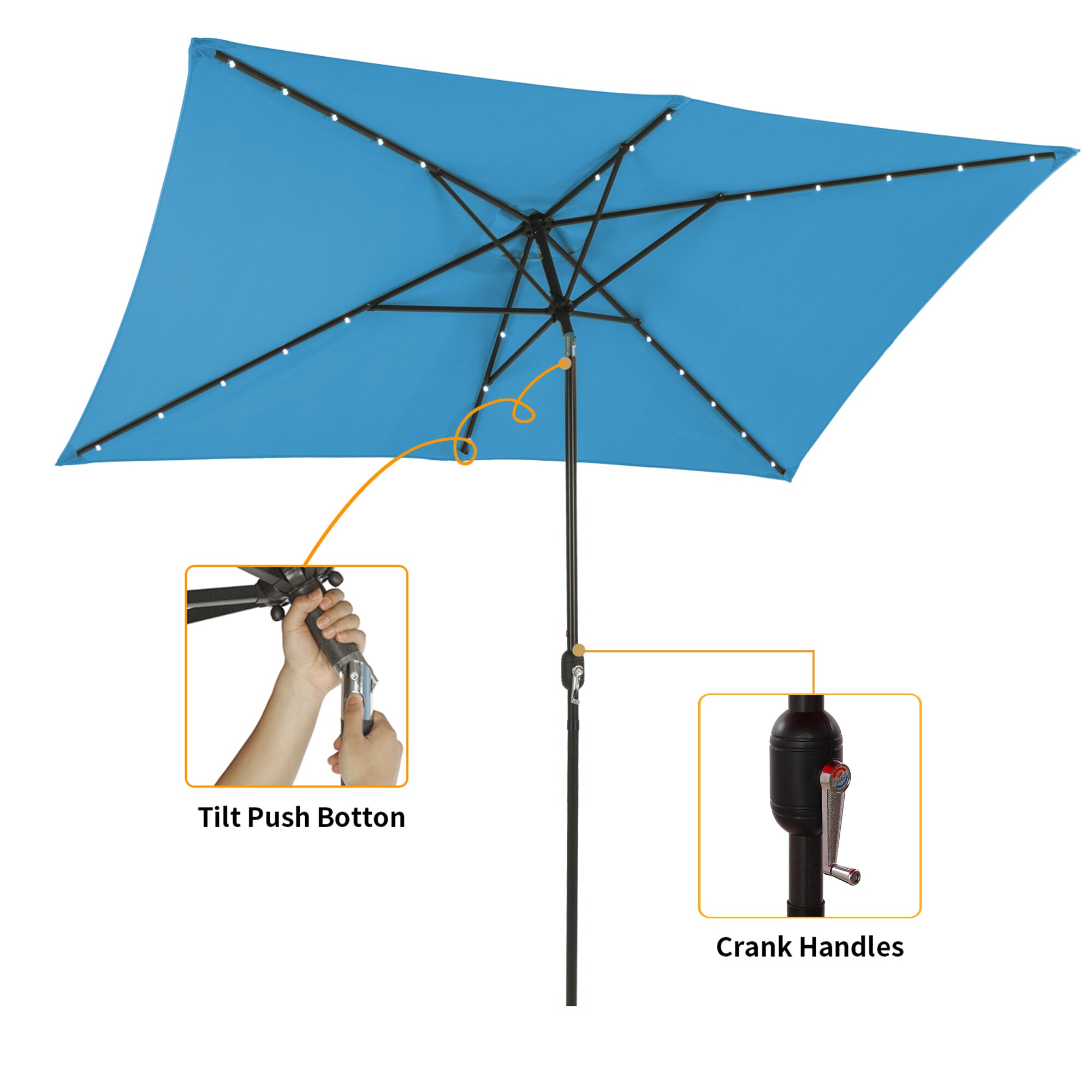 Boyel Living BL-OD011065BL Umbrellas-2 - View #5