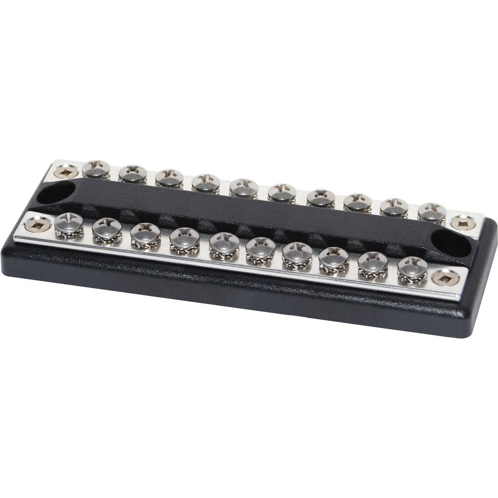 Blue Sea Systems 2702-BSS DualBus 100A BusBar- 10 Circuit