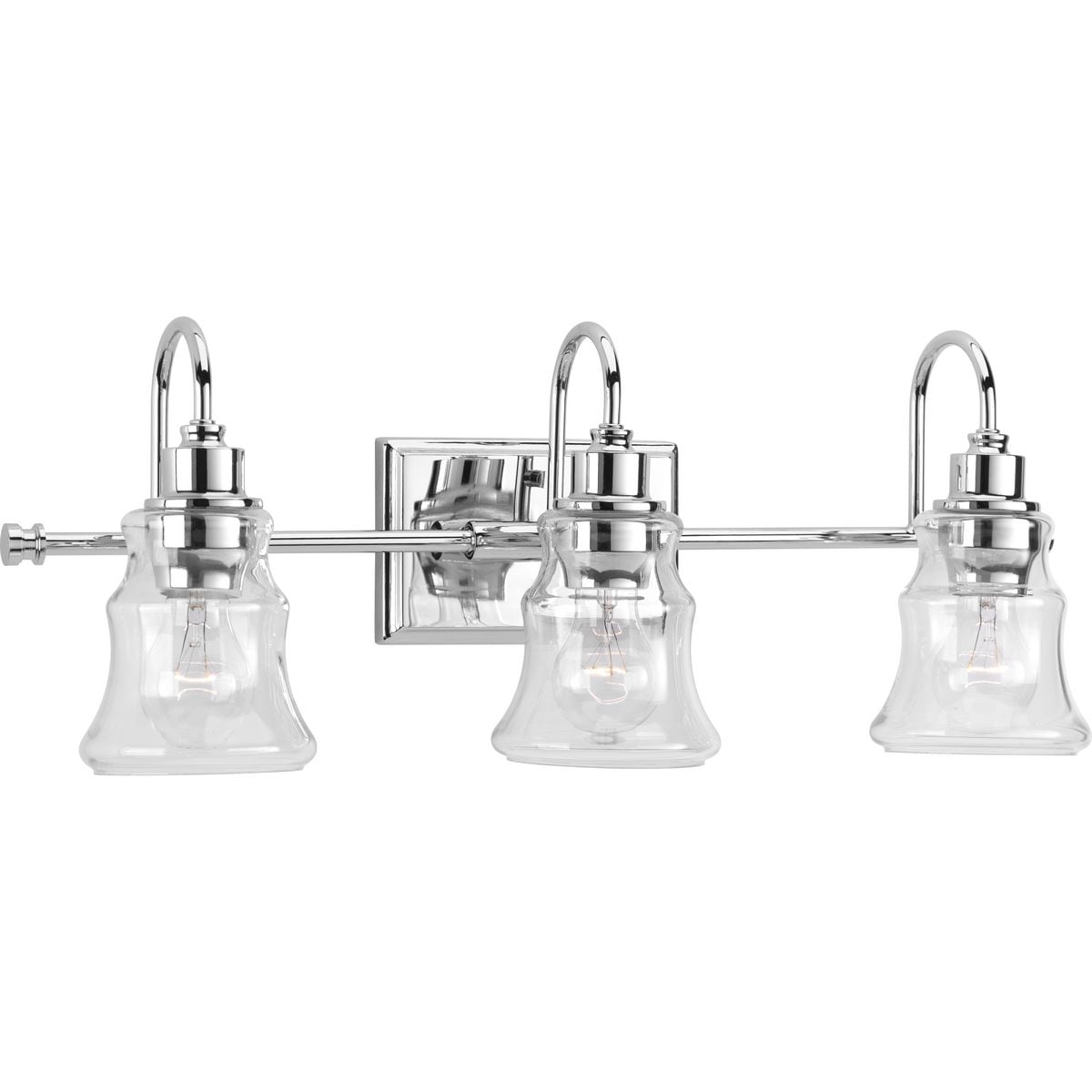 Progress Lighting Litchfield 24.375-in 3-Light Polished Chrome ...