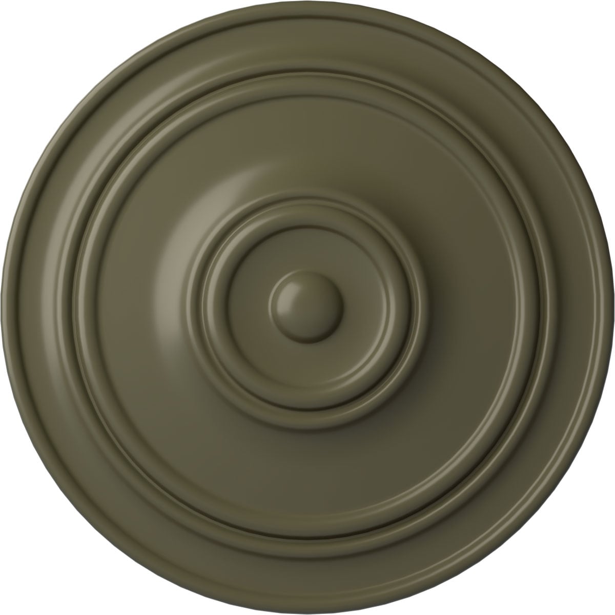 Ekena Millwork CM22CLPTF Classic 21.875-in W x 21.875-in L Painted Turtle Polyurethane Ceiling Medallion