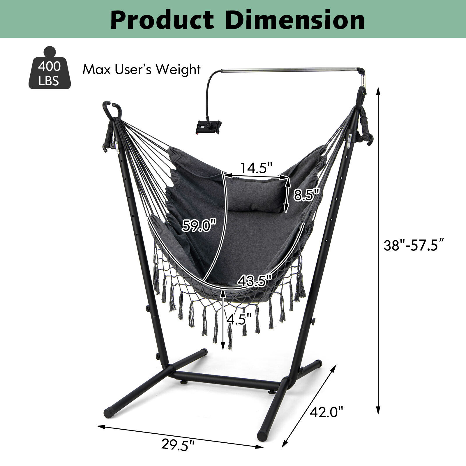 Slickblue D-CO-RG85901PN hammocks - View #6