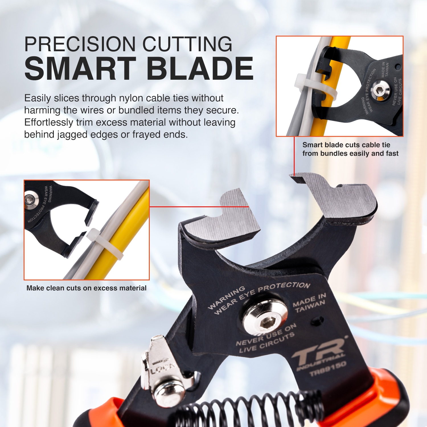 TR Industrial TR89150 sidecutters - View #2