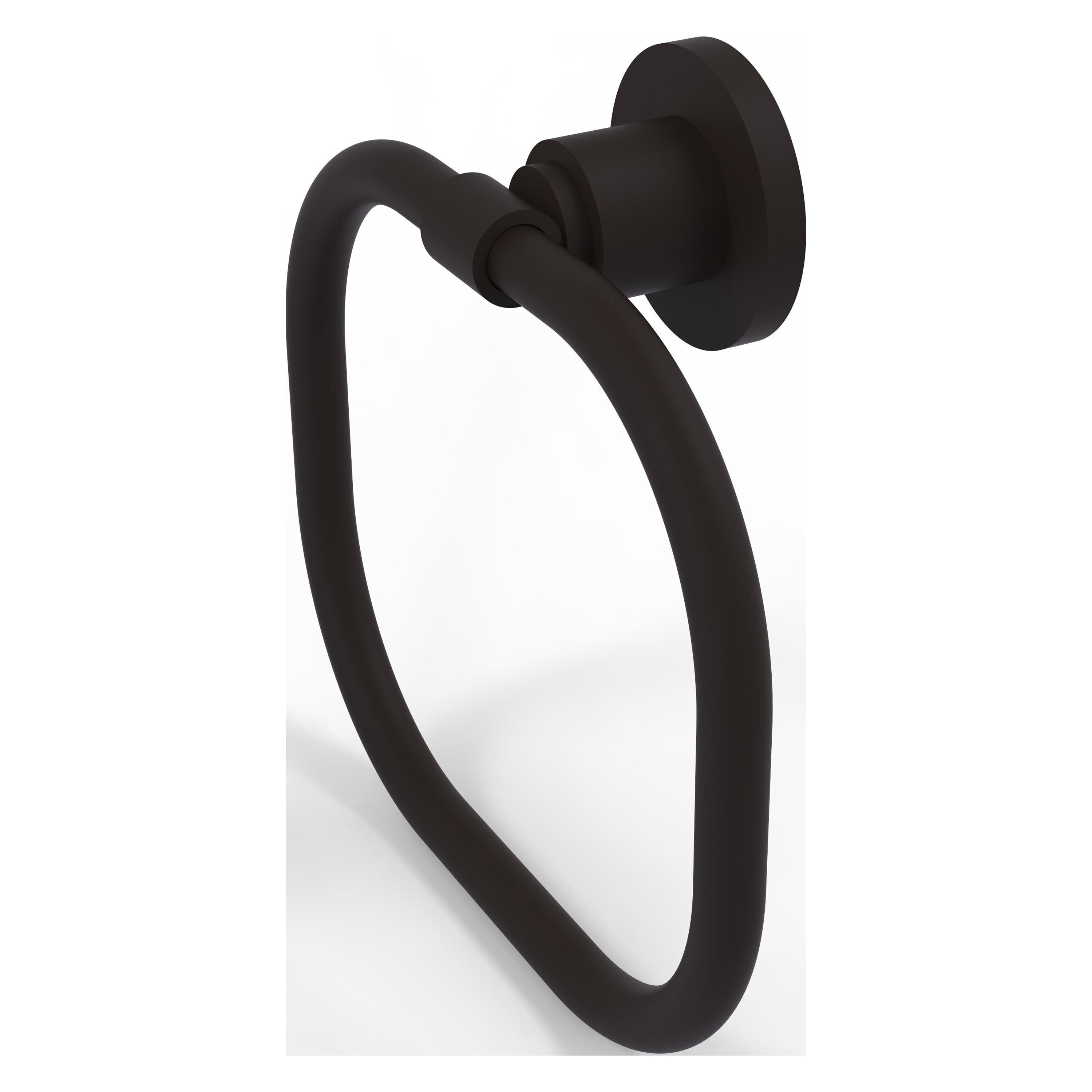 Allied Brass WS-16-ORB Washington Square Oil-rubbed bronze Wall mount Single Towel Ring