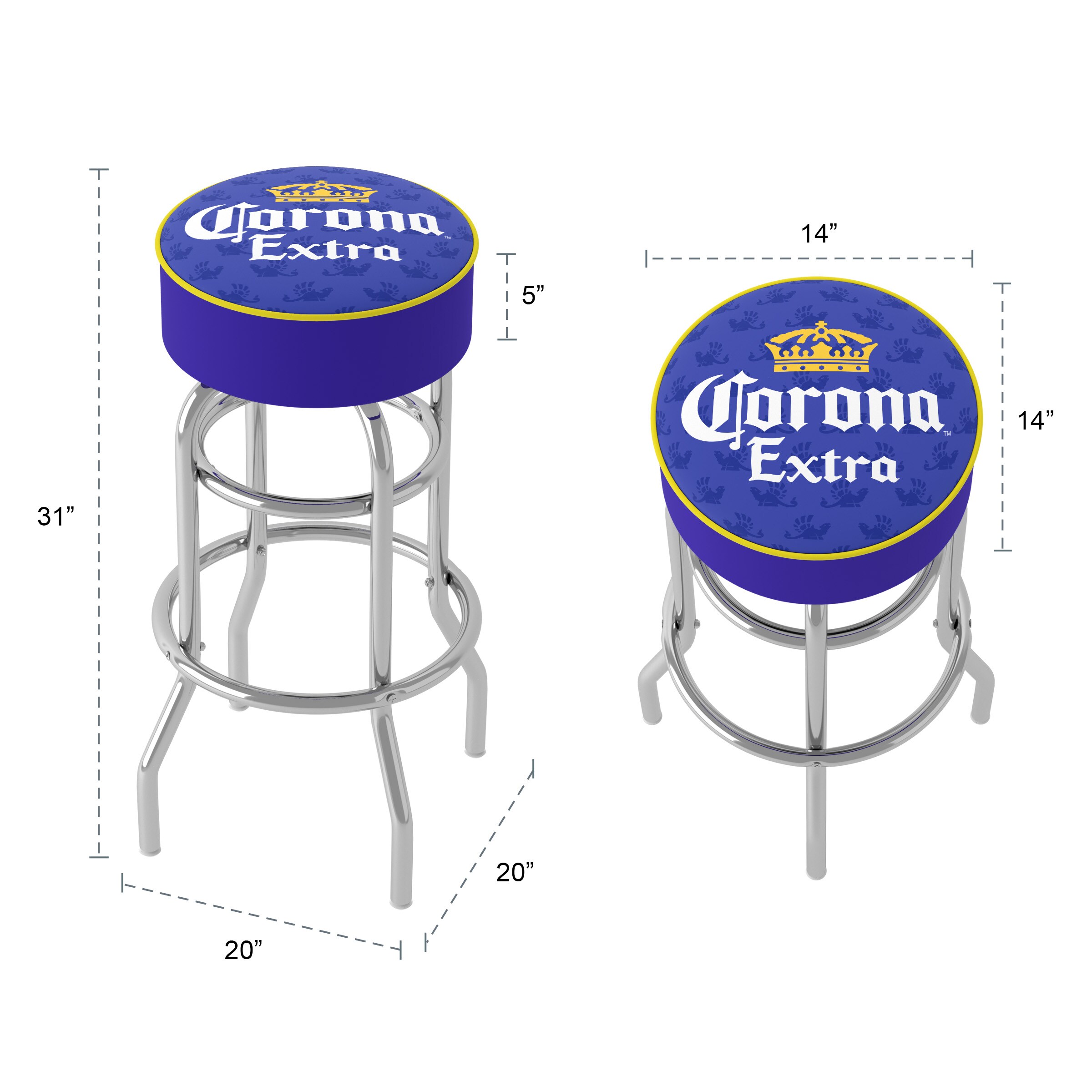 Trademark Gameroom CRN1000-GFN stools - View #5
