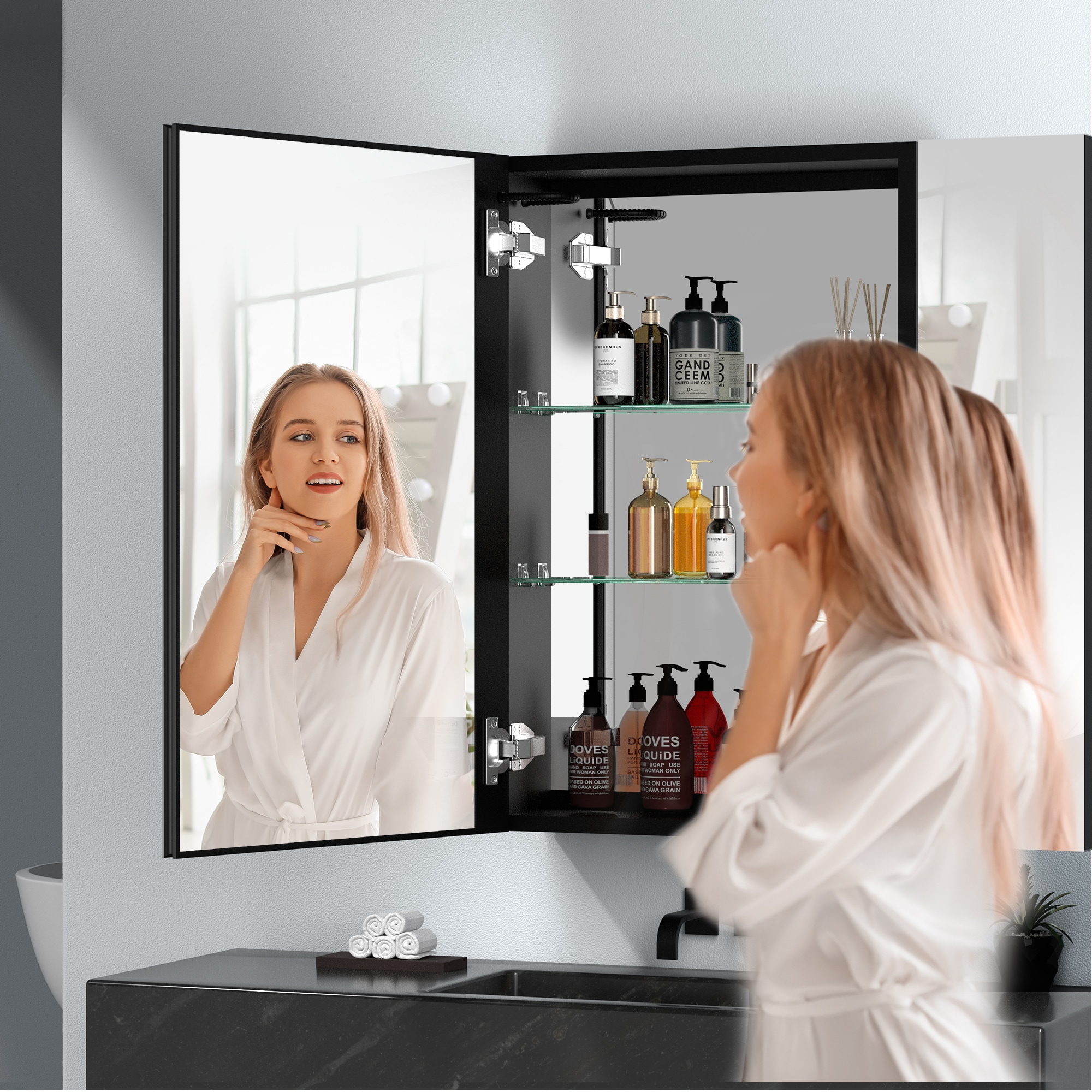 Forclover WBSGOYF23 Bathroom-Medicine-Cabinets - View #9