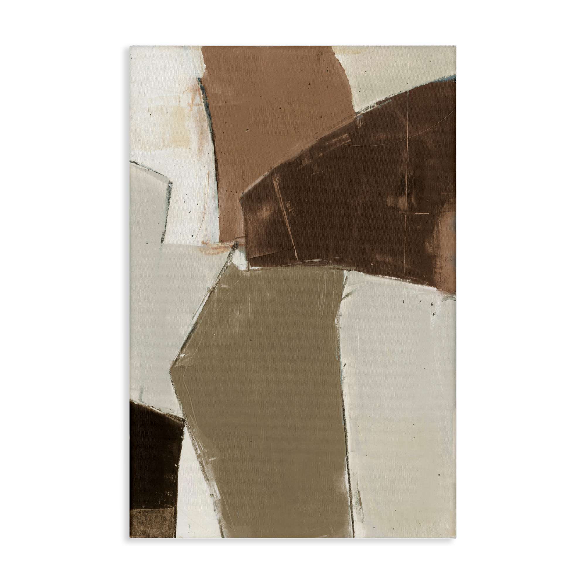 Stupell Industries BS-619-CN-16X24 Contemporary Neutral Earth Tones Canvas Wall Art By Kippi Leonard 16 x 24
