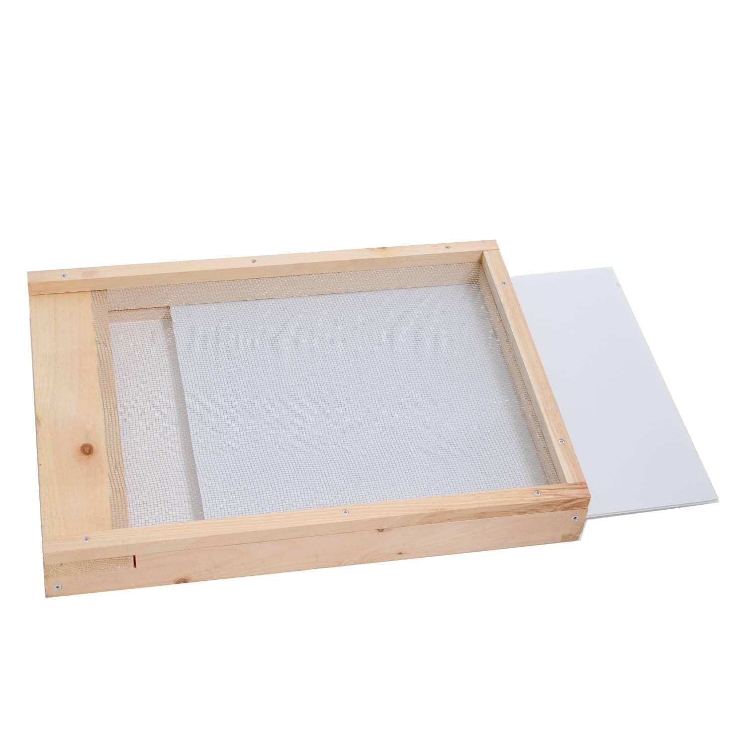 Lehman's 1685099 Lehmans Stoney Acres Beekeeping Debris Board for 10 Frame Honeybee Beehive Screened Bottom Board - Debris Board Only - Amish Made