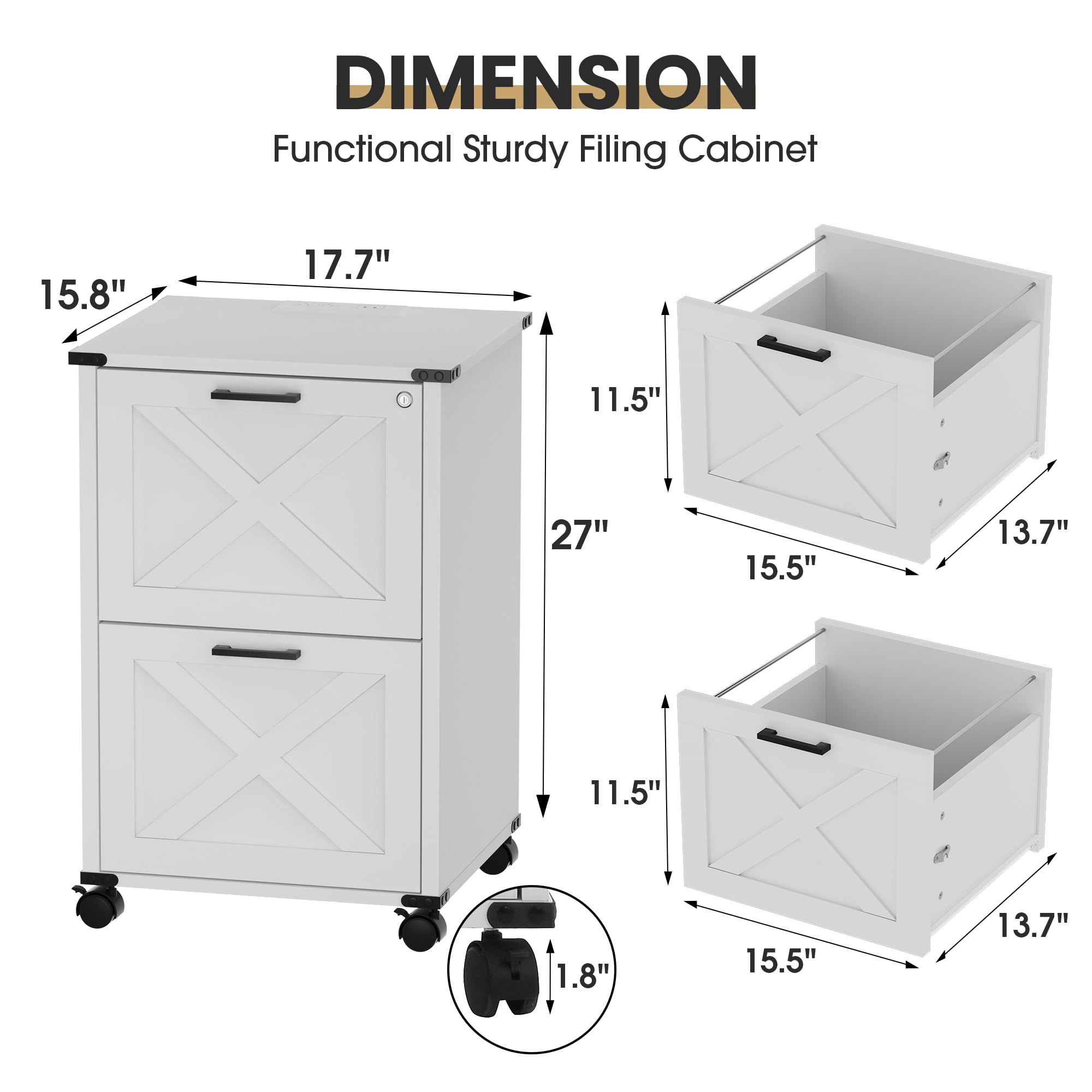 PUPWE 5749848311866 Office-Carts - View #2