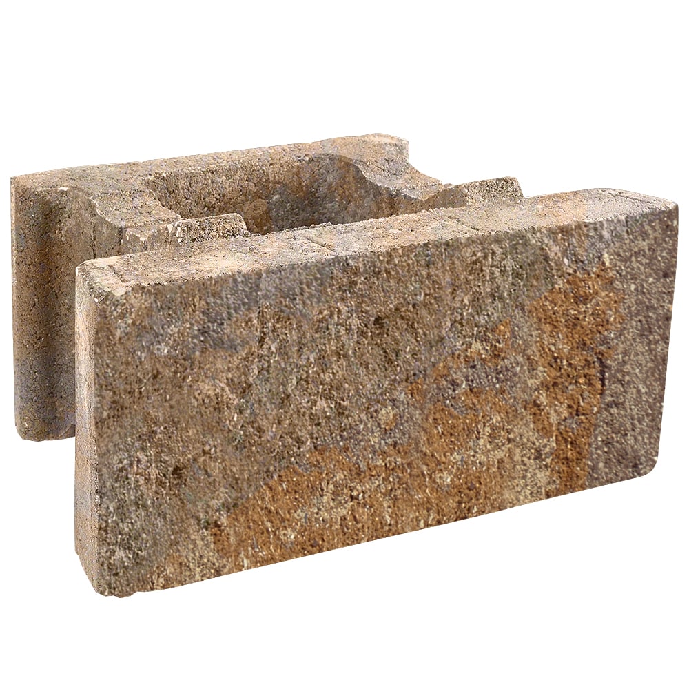 Pavestone 77178.APB 8-in H x 18-in L x 12-in D Multiple Concrete Retaining wall block