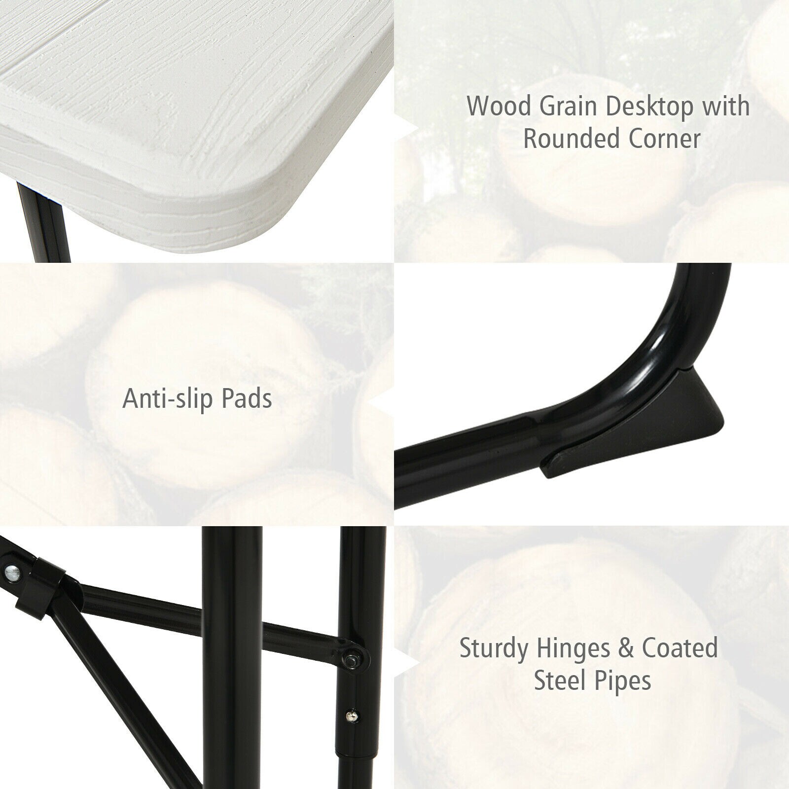 Clihome CWCH-OP70AD672WH Picnic-Tables - View #8