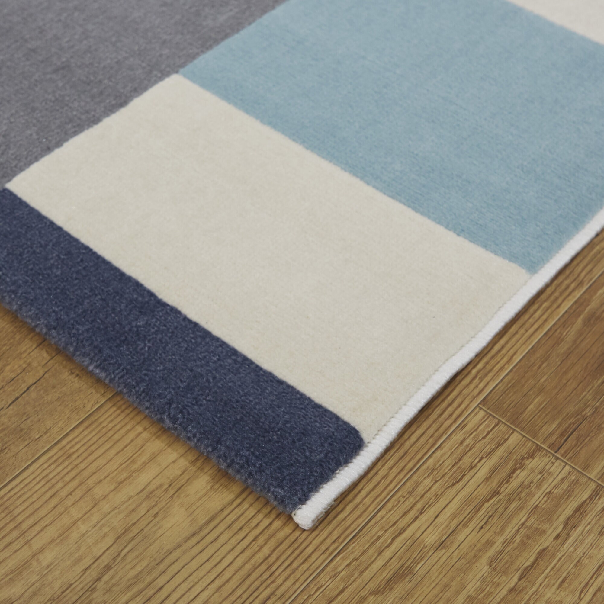 Balta 5 x 7 Blue Indoor Geometric Area Rug in the Rugs department at