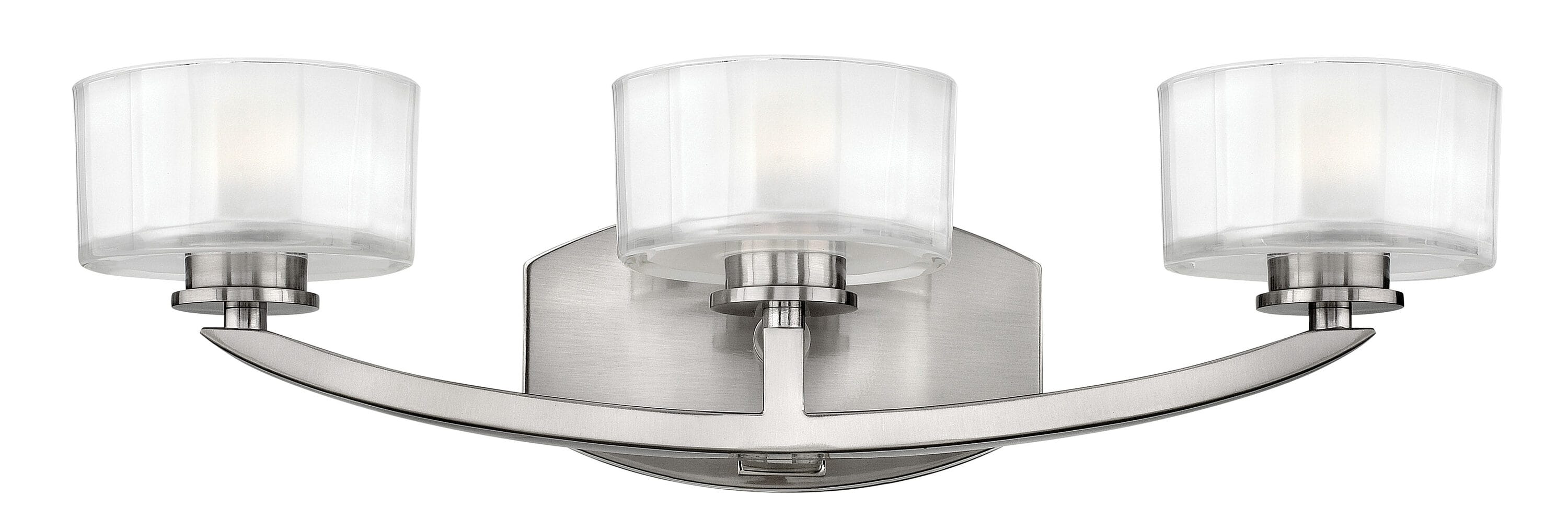 Hinkley 5593BN-LED Meridian 21-in 3 -Light Brushed Nickel Transitional Vanity light