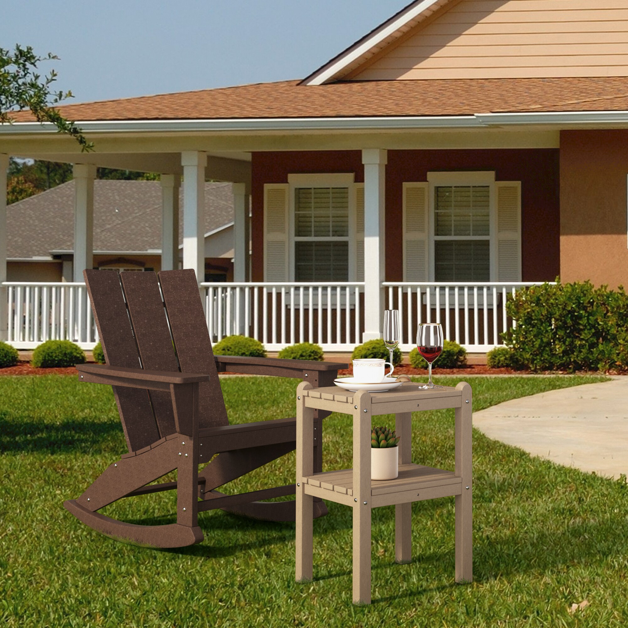 Flynama LY-V-ST-HE03-WW Patio-Tables - View #2