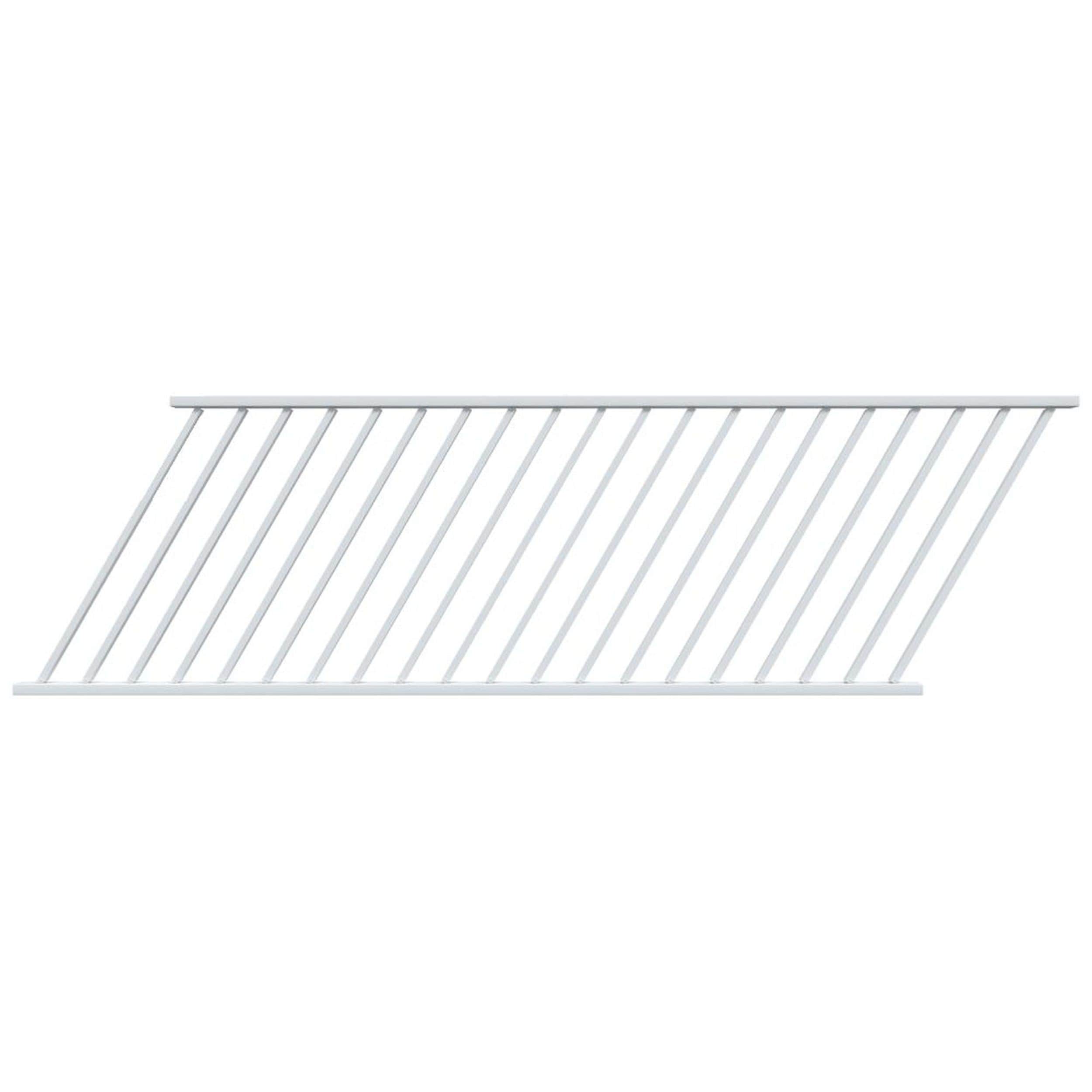 Fortress Building Products 51234721 91-Feet x 34-Inches White Aluminum Deck Rail Kit