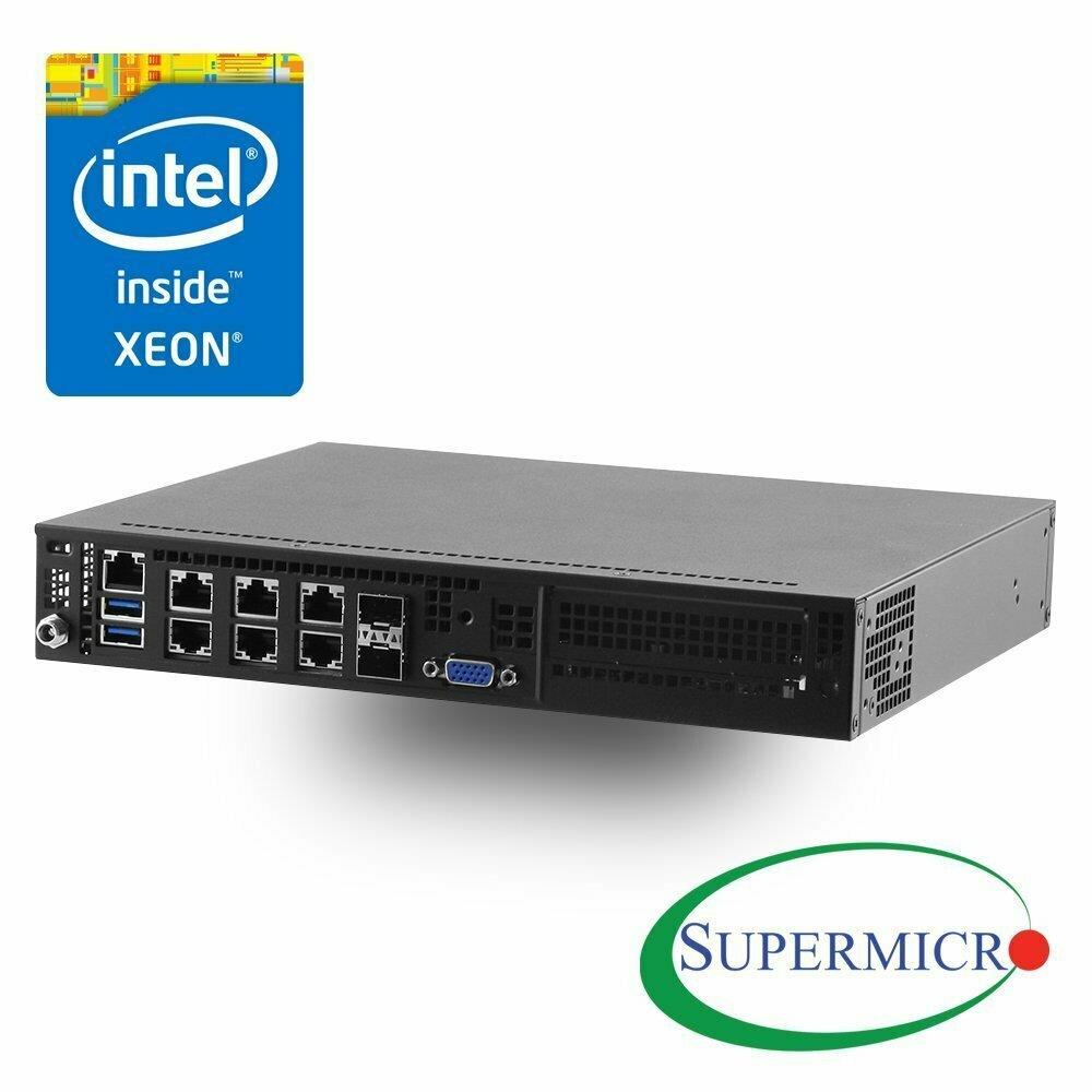 Supermicro AZTY19145  SYS-E300-8D 2.5 in. Fixed Drive PCI Express Controller for Single Socket- Brown