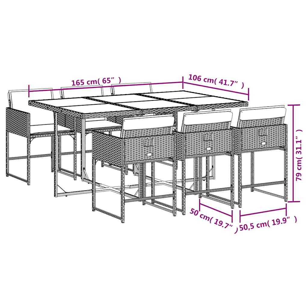 Tinyhomie LW-L-DP3211266 Patio-Dining-Sets - View #5
