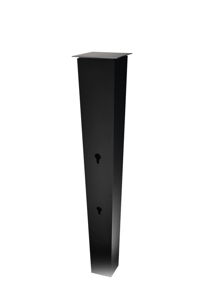 Spira Mailbox Black Aluminum Mount Mailbox Post SPA-P001BLK Sansujyuku sansujyuku.com