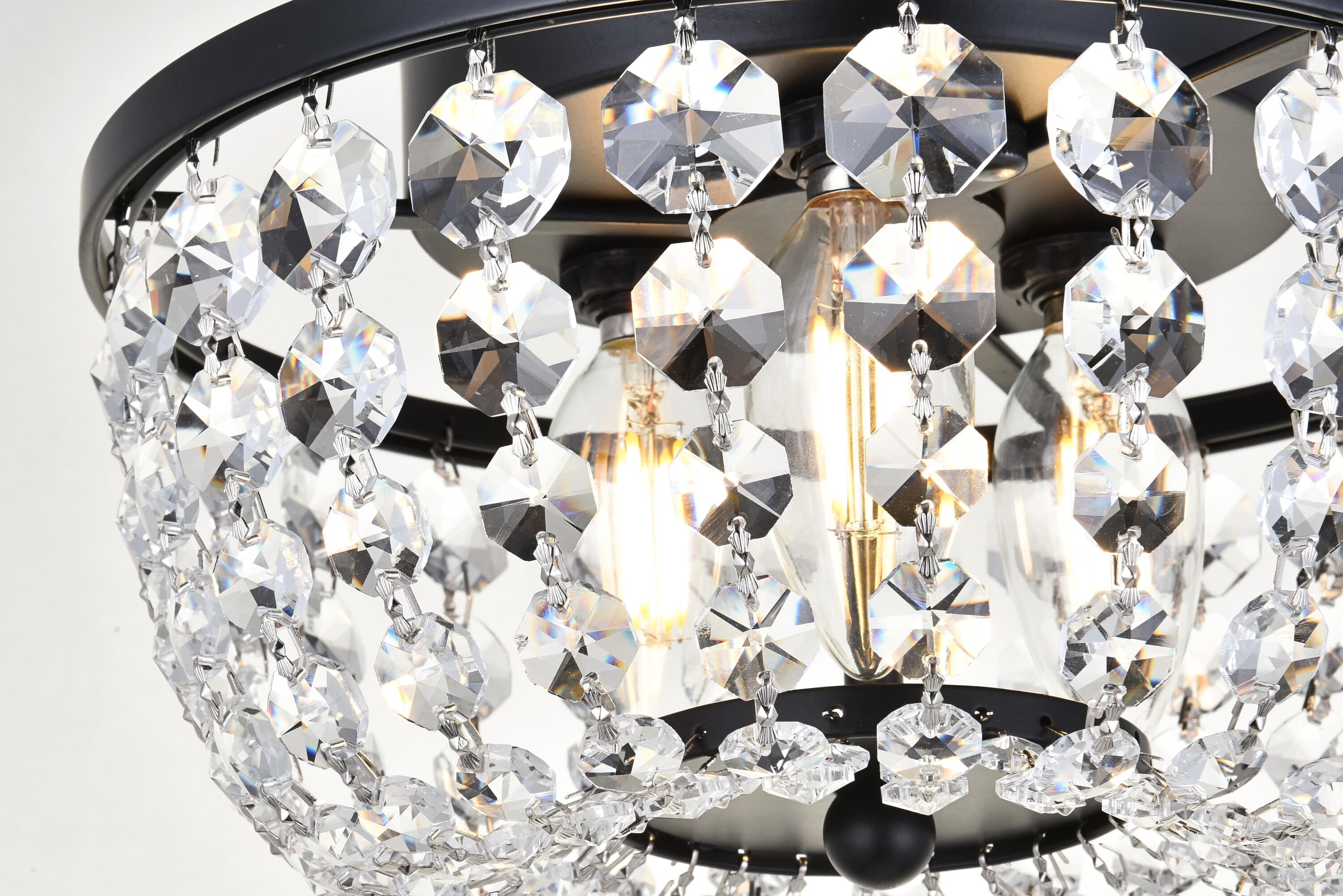 Elegant Decor HF3342D10BK Pendant-Lights - View #5