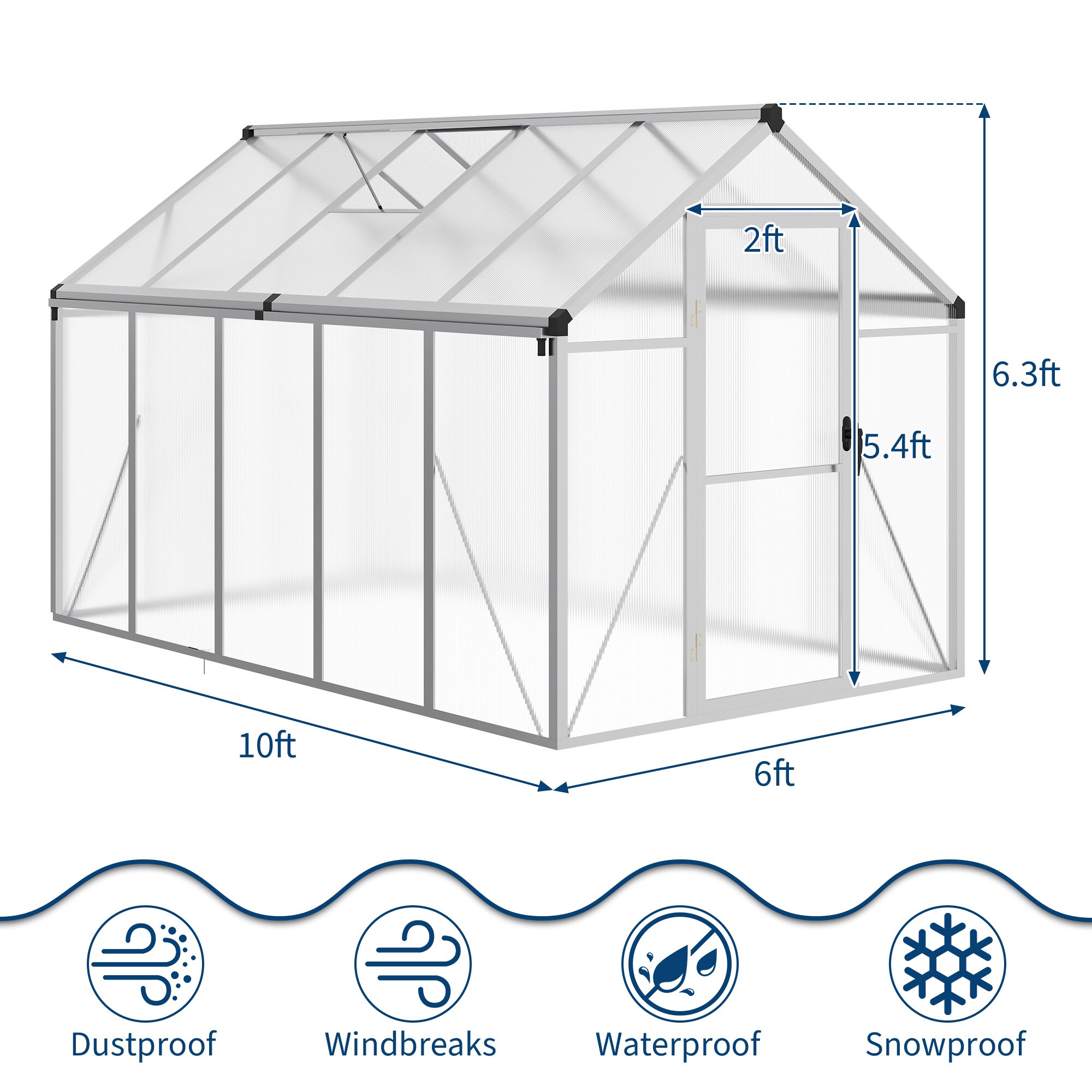 Garvee H3336SVA9IYR greenhouses - View #5