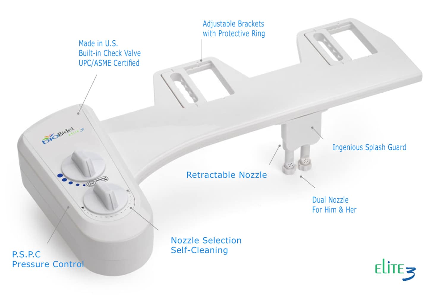 Bio Bidet ELITE 3 Bidet-Attachments - View #8