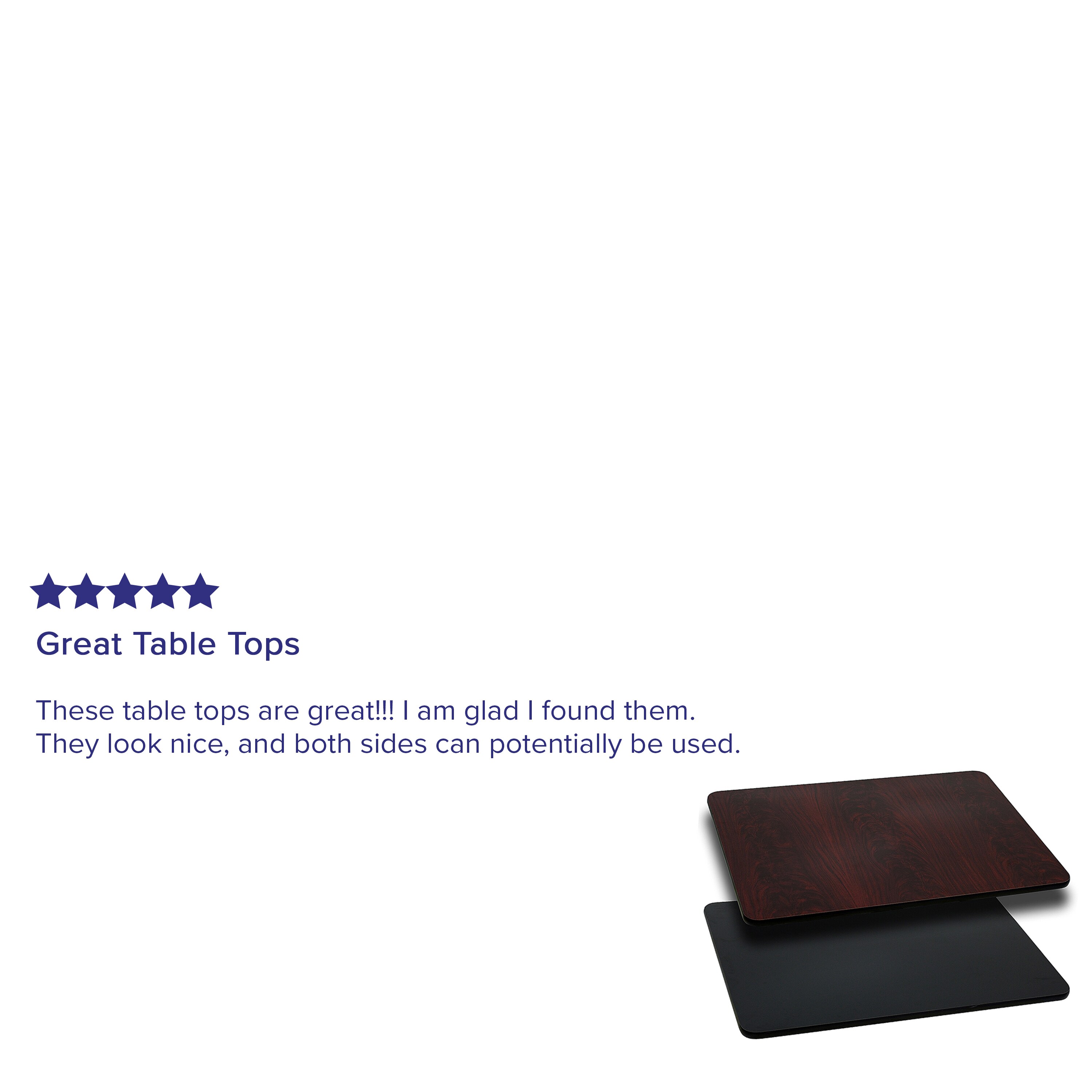 Flash Furniture 847254007627 Wood-Table-Tops - View #3