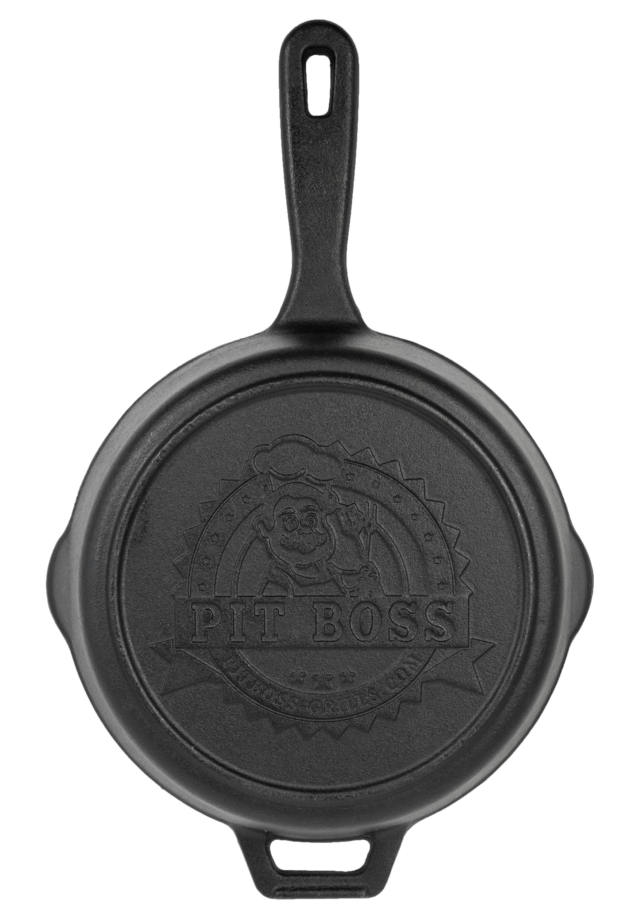 Pit Boss Cast Iron Cookware Cast Iron Non-stick Grill Pan in the Grill  Cookware department at