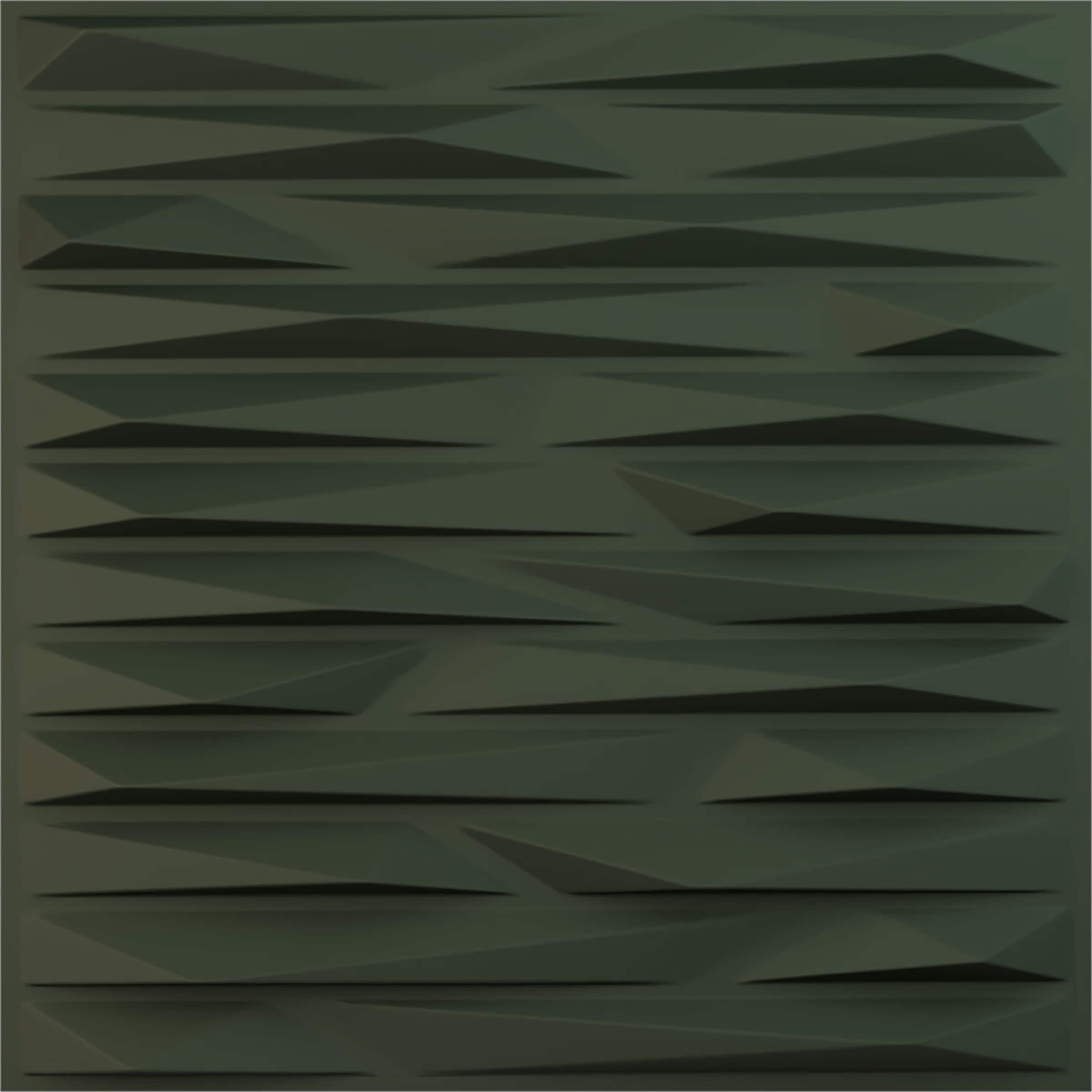 Ekena Millwork WP20X20ENGHC 19-5/8-in x 19-5/8-in Embossed Paintable/Stainable Green PVC Abstract Wall Panel ( 2.67-sq ft )