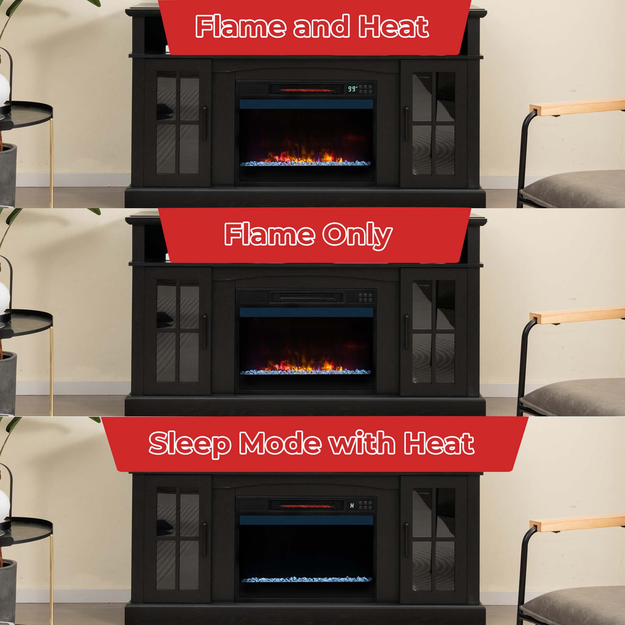 Goplus FP10357US-BK Electric-Fireplace-Fireboxes - View #9