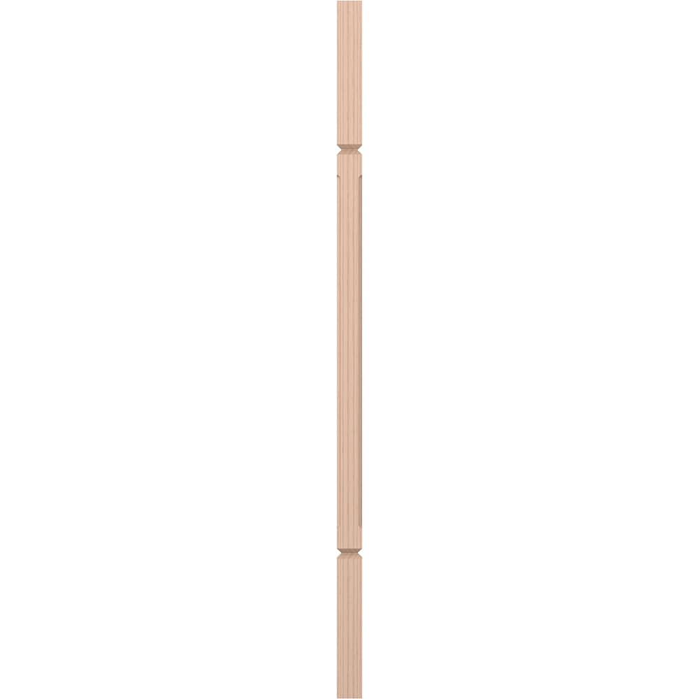 L.J. Smith Stair Systems LJC-5060V-M 34 34-in x 1.25 Unfinished Maple Square Top Stair Baluster
