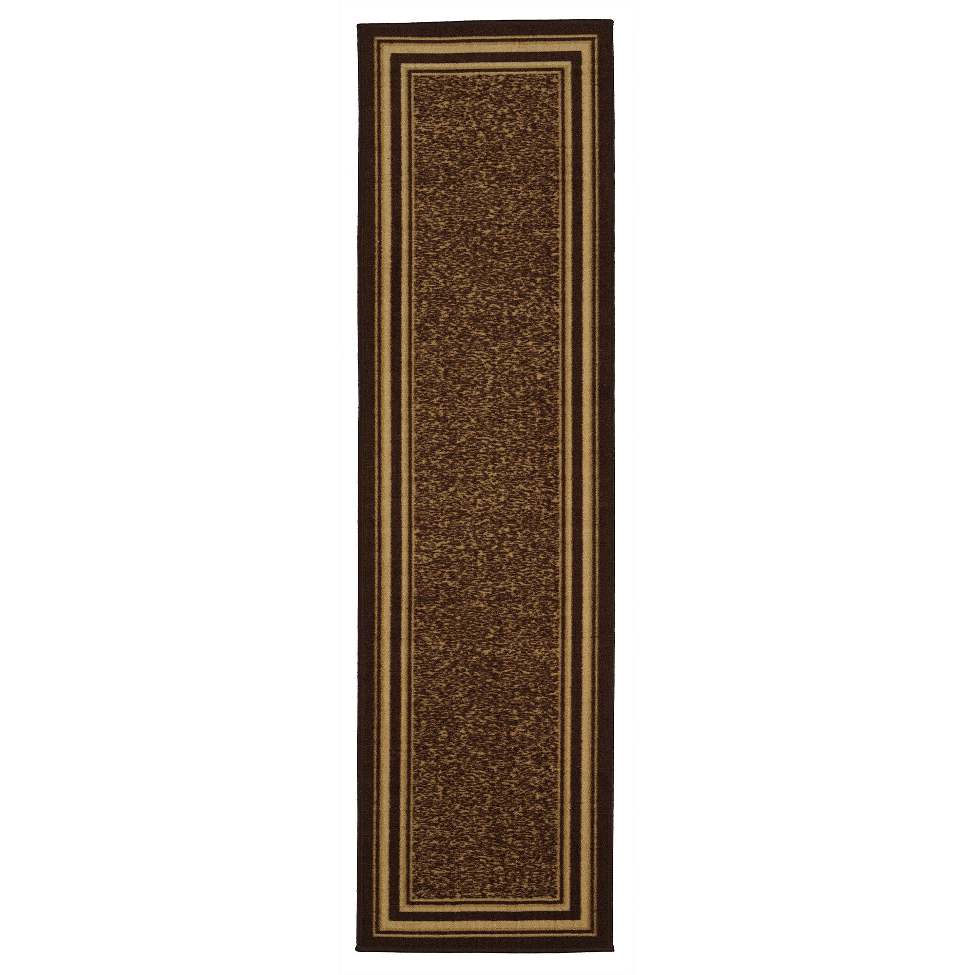 Ottomanson Classics 2 X 7 (ft.) Brown Indoor Border Machine