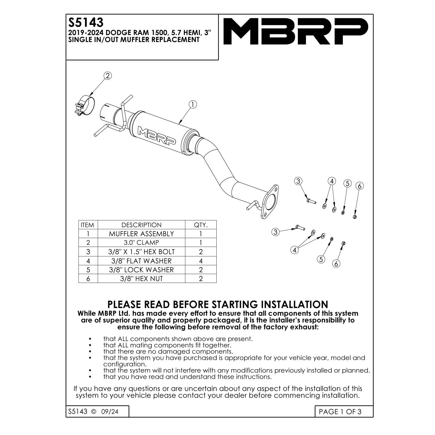 MBRP S5143409 Exterior-Car-Acc - View #2
