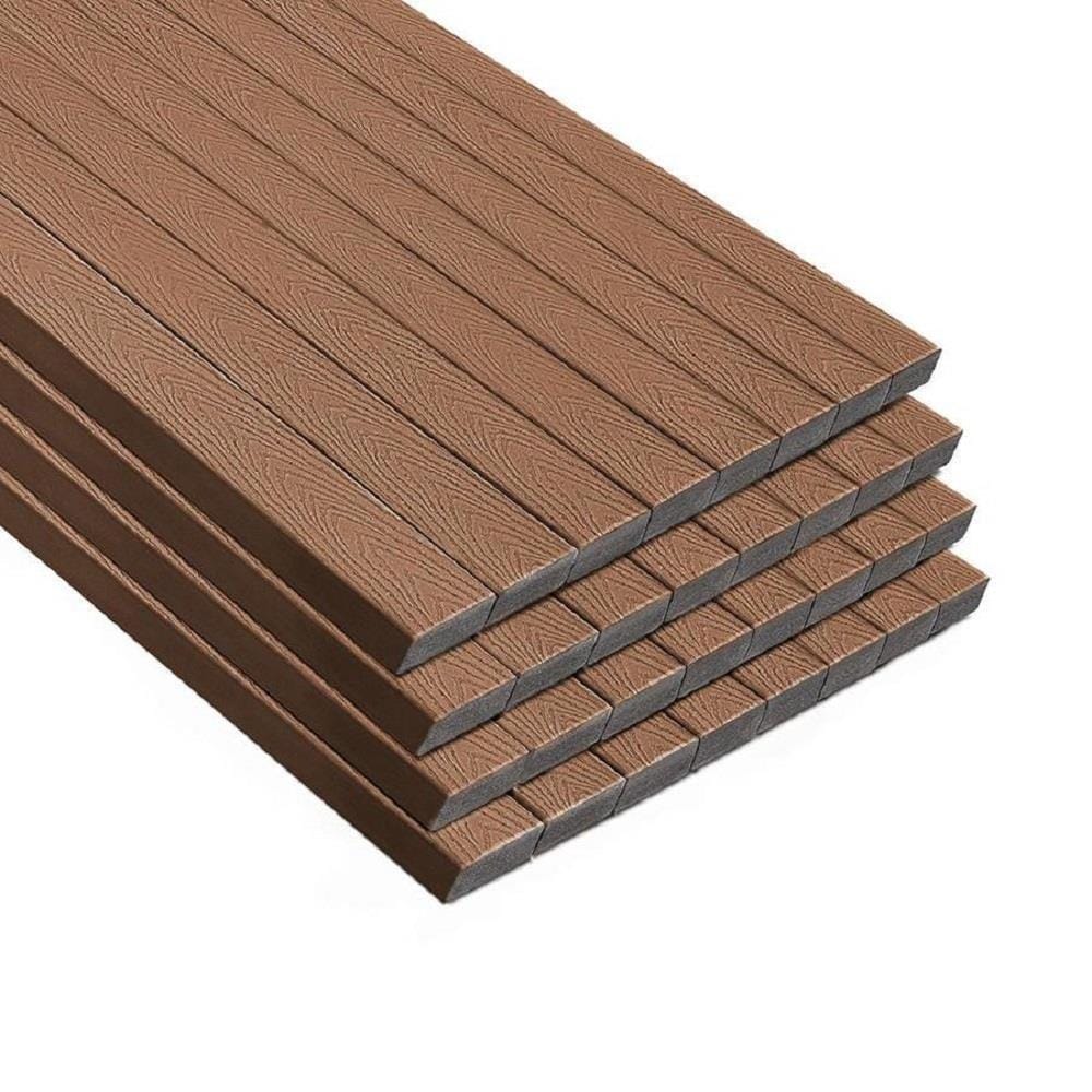 Trex 902090 Select 2-in x 6-in x 12-ft Saddle Square Composite Deck board 32 -Pack