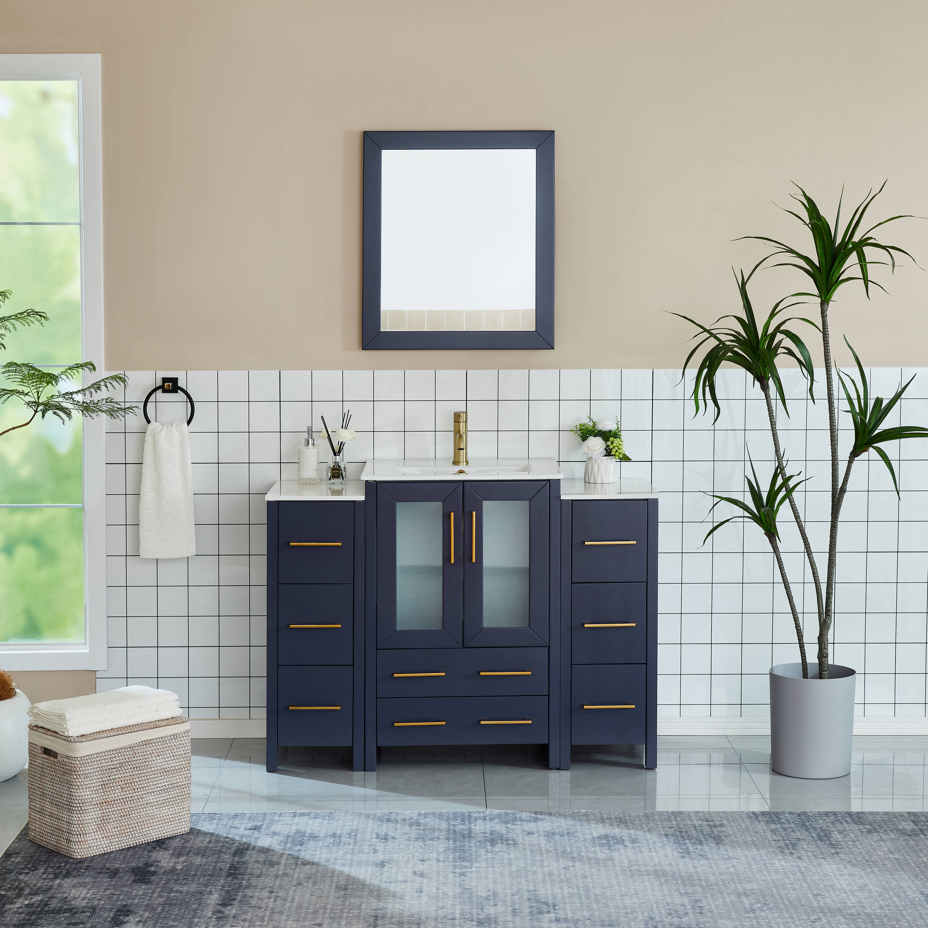 Vanity Art VA3024-48B Bath-Vanity-Combo - View #10