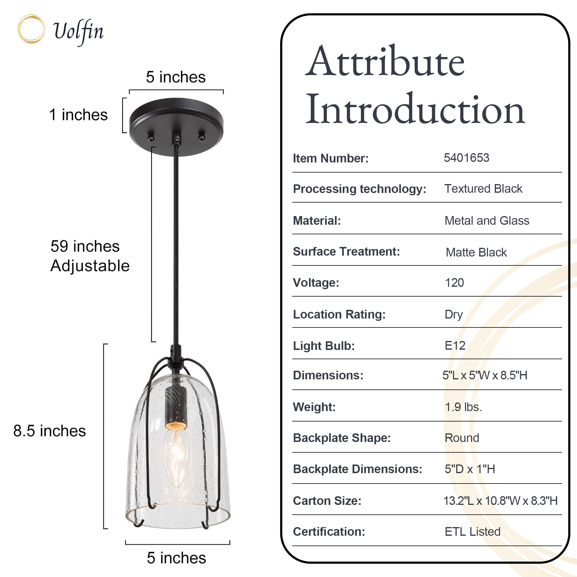 Uolfin V222Y3-LWS23821-C7 Pendant-Lights - View #6