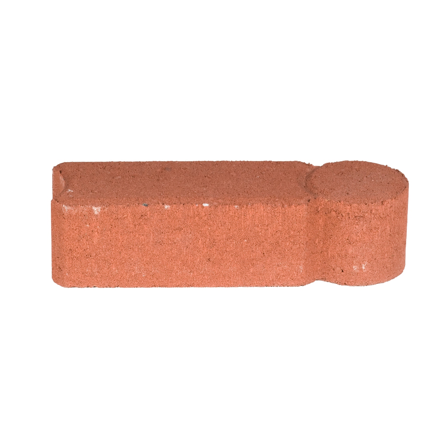 Geometric 12-in L x 4-in W x 3-in H Red Concrete Straight Edging Stone | - Lowe's 102604201