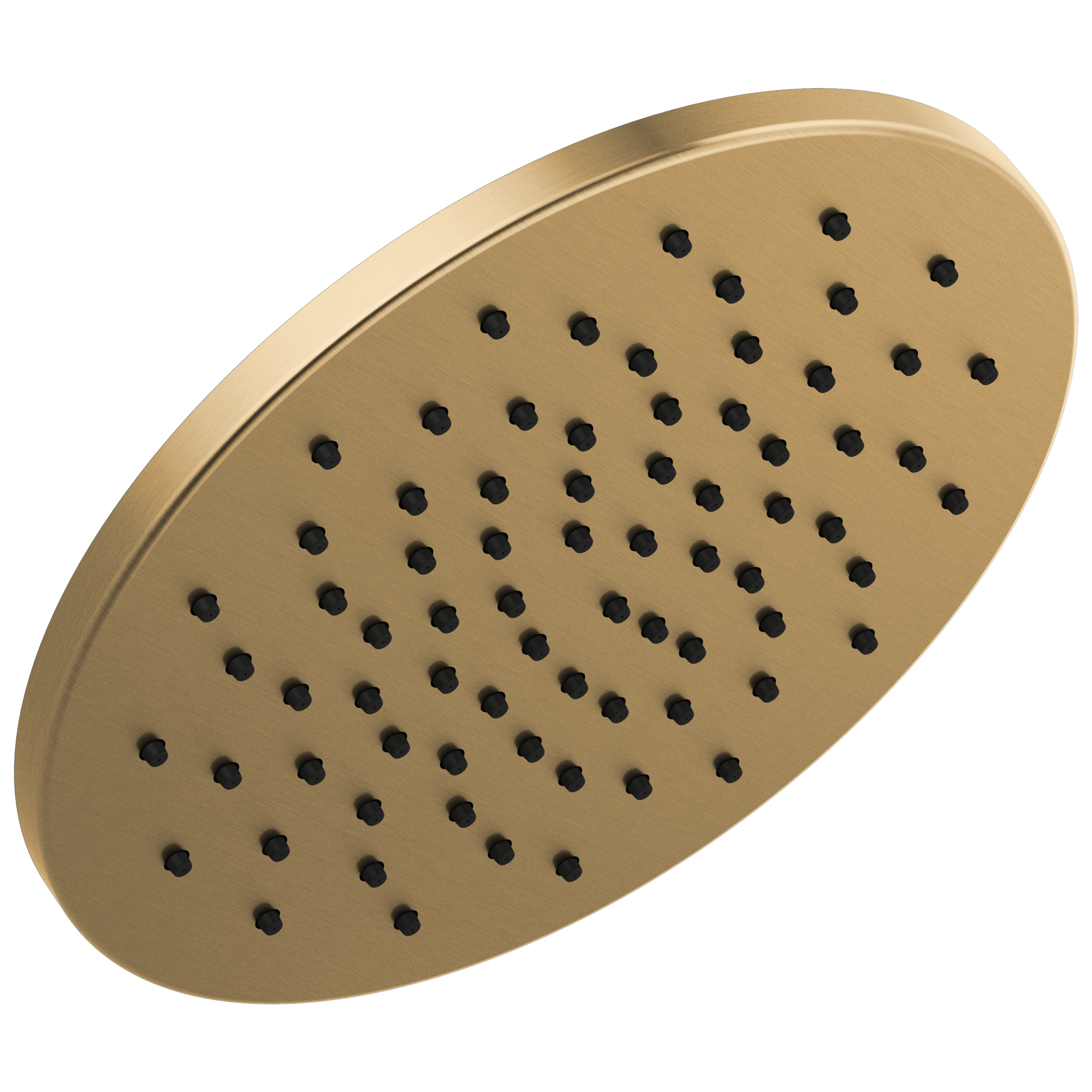 Delta 52158-CZ-PR Universal Showering Components 1.0 -Spray Lumicoat Champagne Bronze 11.75-in Round Fixed High Pressure Rain Shower Head 1.75 GPM