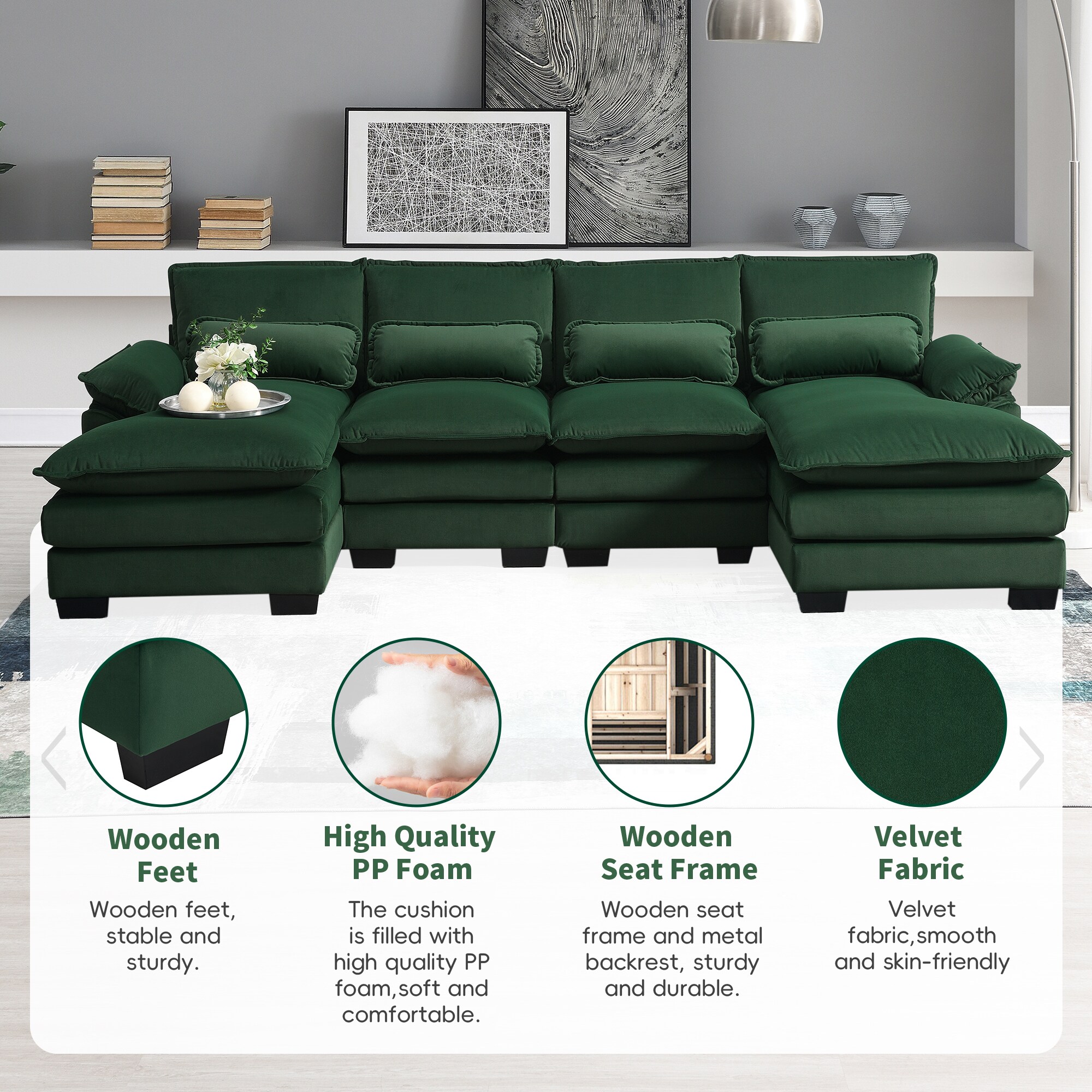 JIMSMAISON JMGTSO16GRN Sofas-Loveseats - View #2