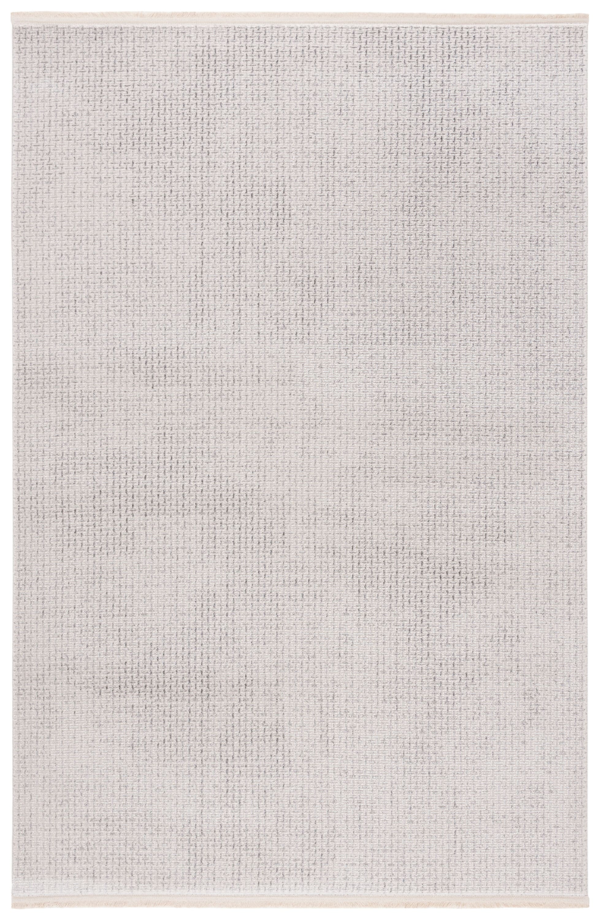 Safavieh WHS568F-9 9 x 12 (ft) Polyester/Polypropylene Light Gray/Ivory Rectangular Indoor Solid Mid-Century Modern Area rug
