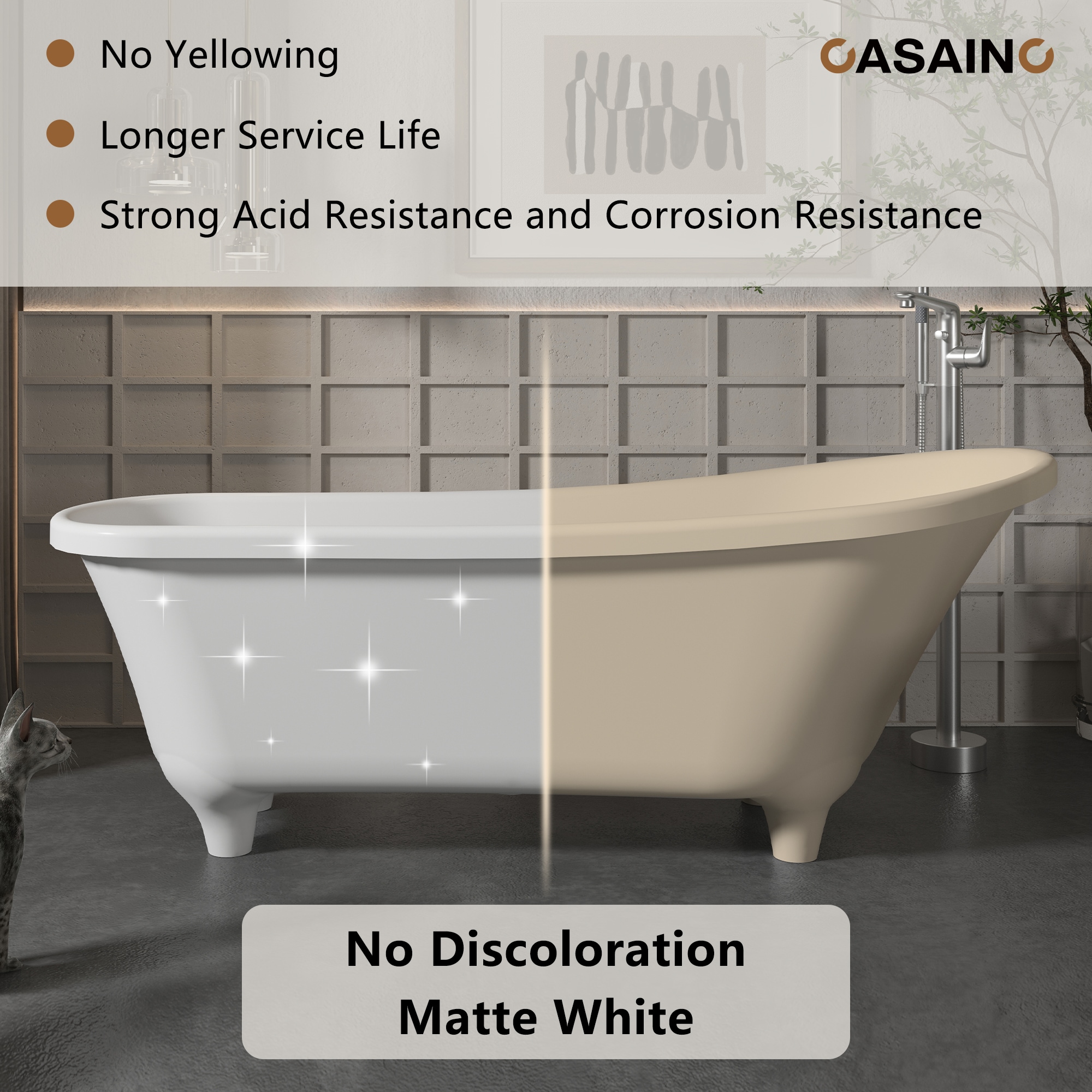 CASAINC CA06002S69MW bathtubs - View #10