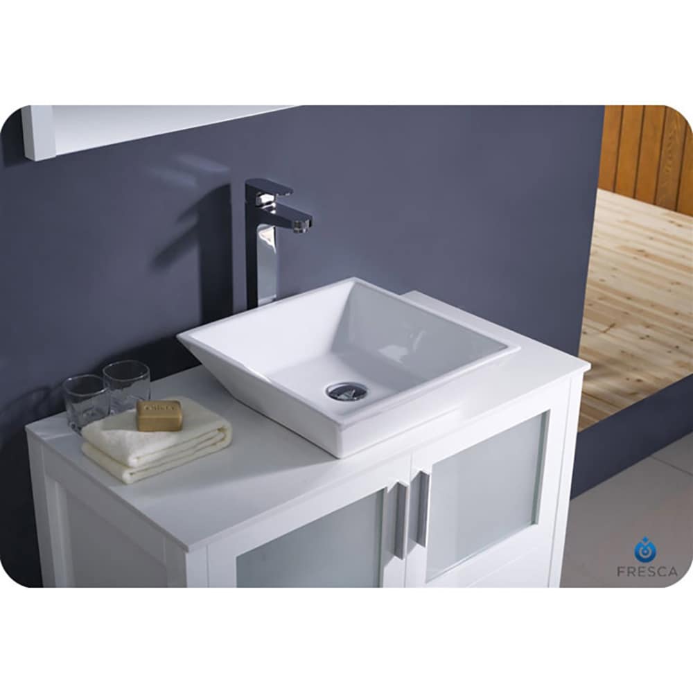 Fresca FCB6236WH-CWH-V Bath-Vanity-Combo - View #11