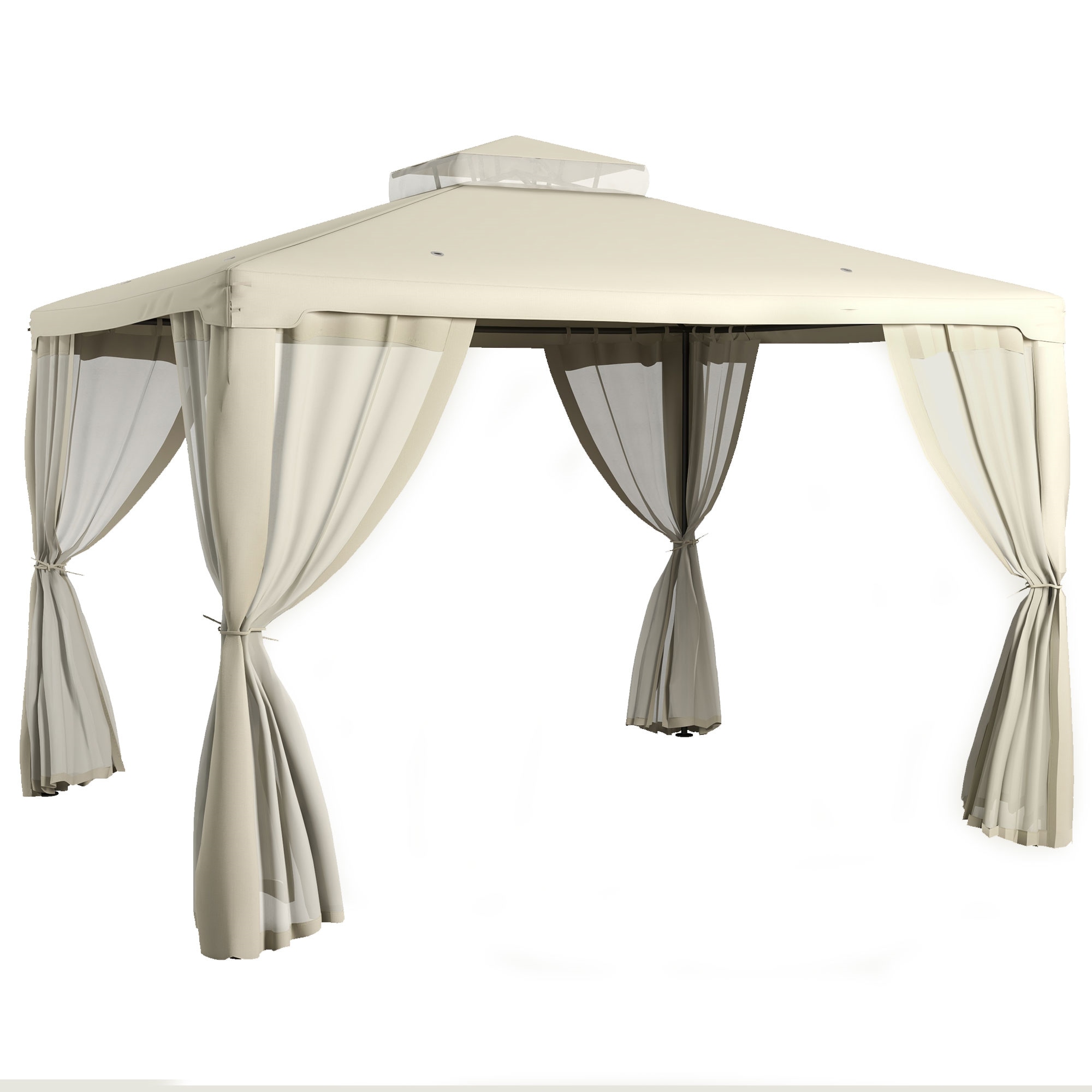 BABOOM BOM-8524ORUST Wood-Resin-Gazebos - View #2
